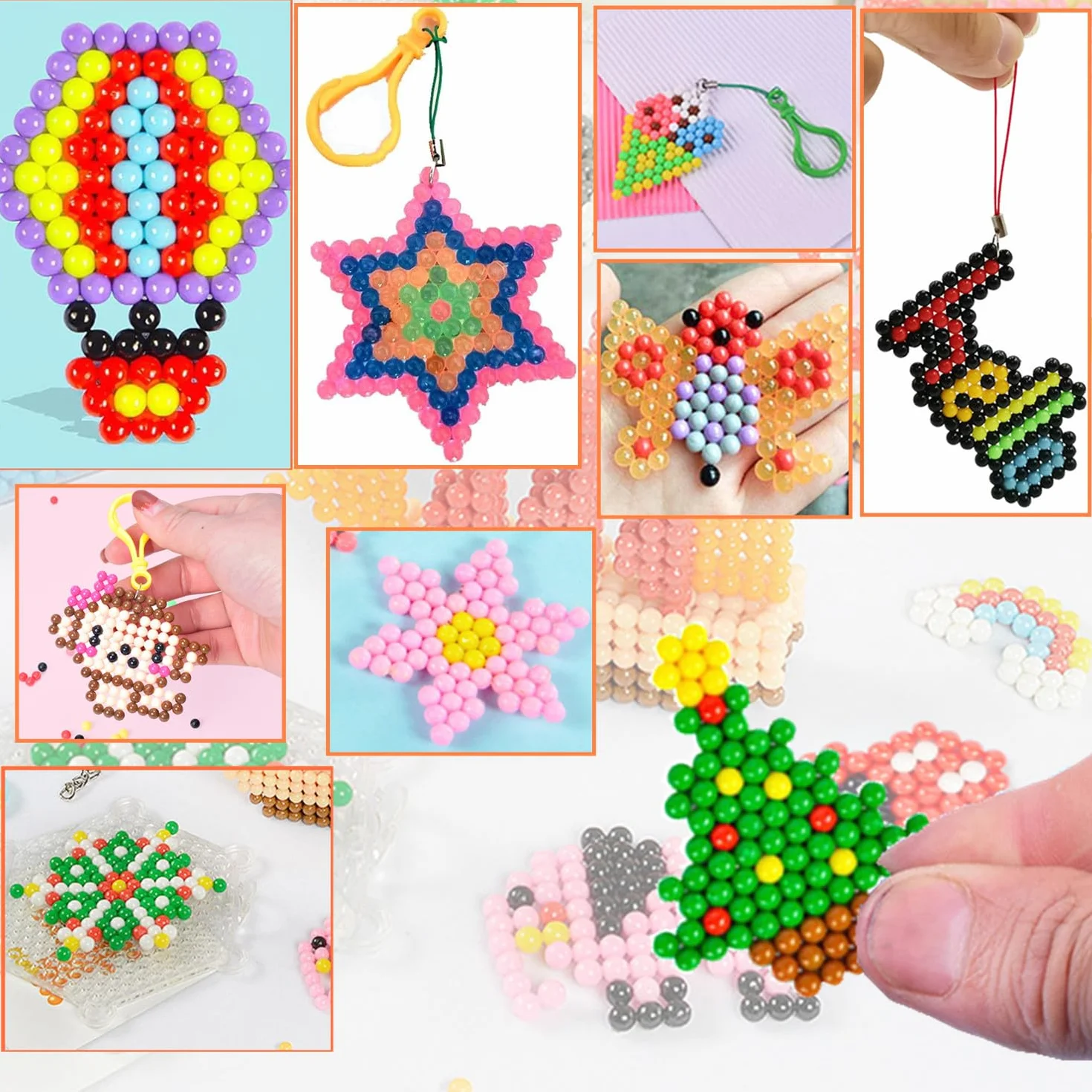 Vytung Set de Perles d'Eau Magique, 4000 Perles 28 Couleurs, Kit non Toxique pour Enfants DIY