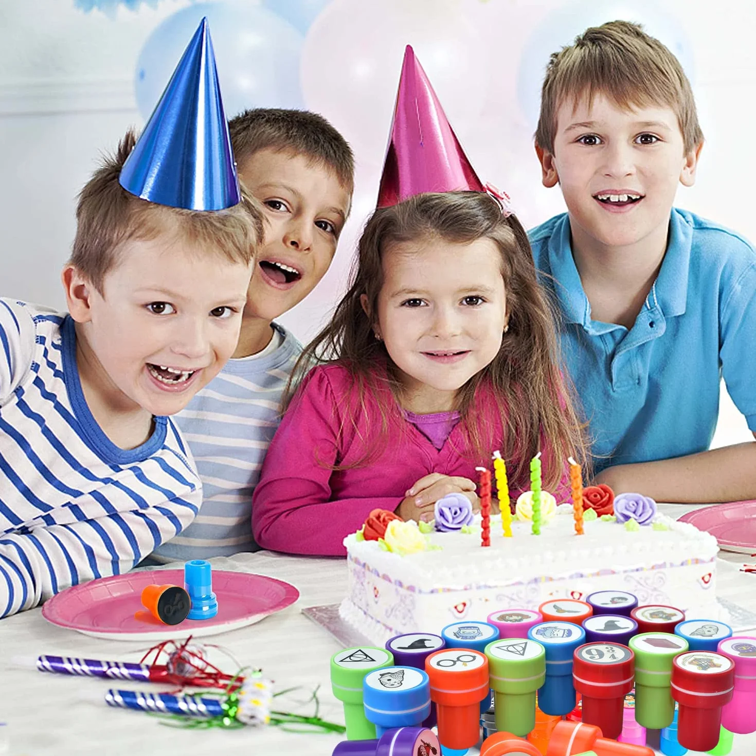 Harry Fête d'anniversaire Accessoires Set 24 Pièces Cadeau Jouets pour Garçons Filles