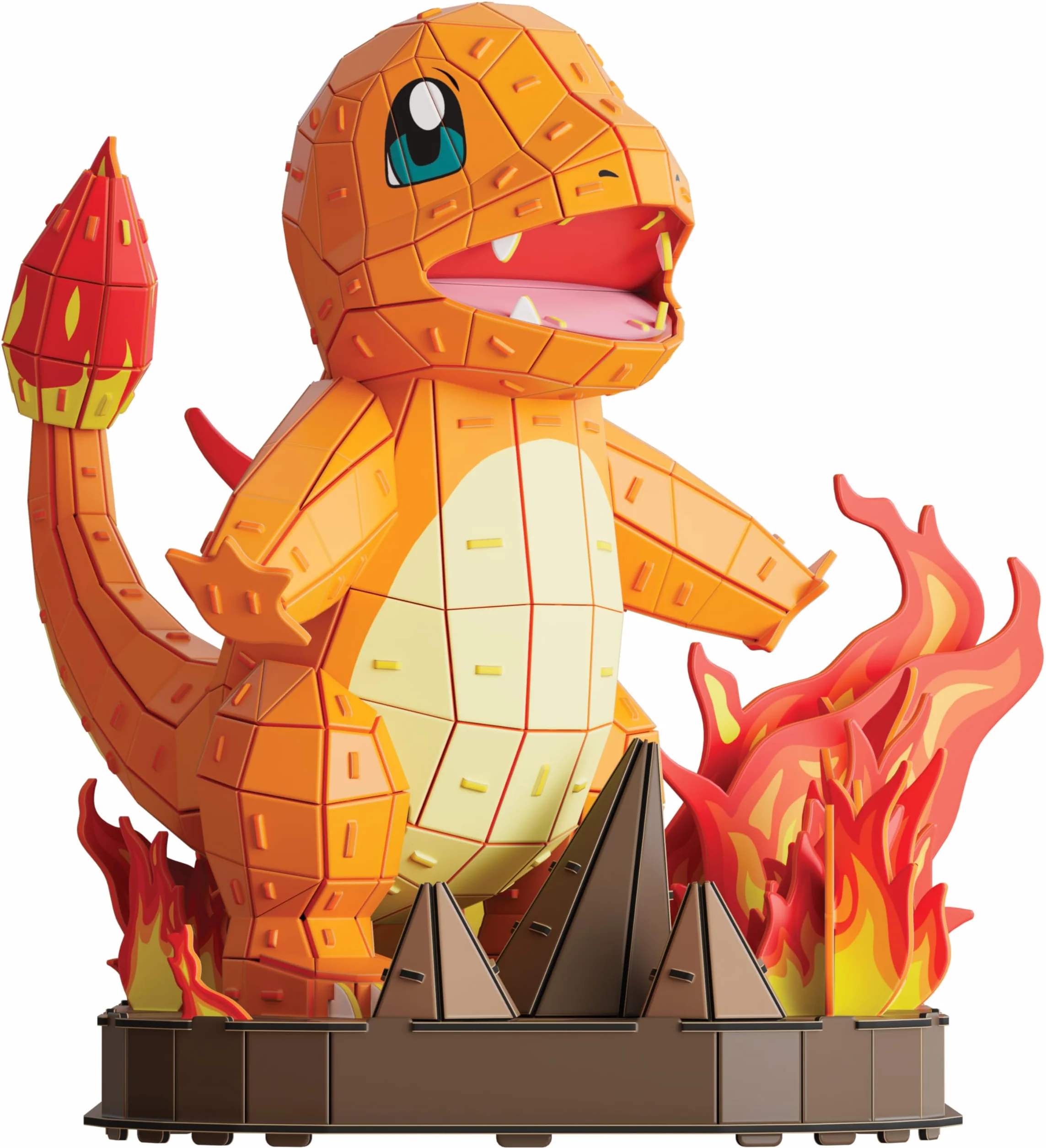 4D Build Puzzle 3D Pokémon Maquette Salamèche 241 Pièces Jeu De Construction Adulte Enfant 12 Ans Et +
