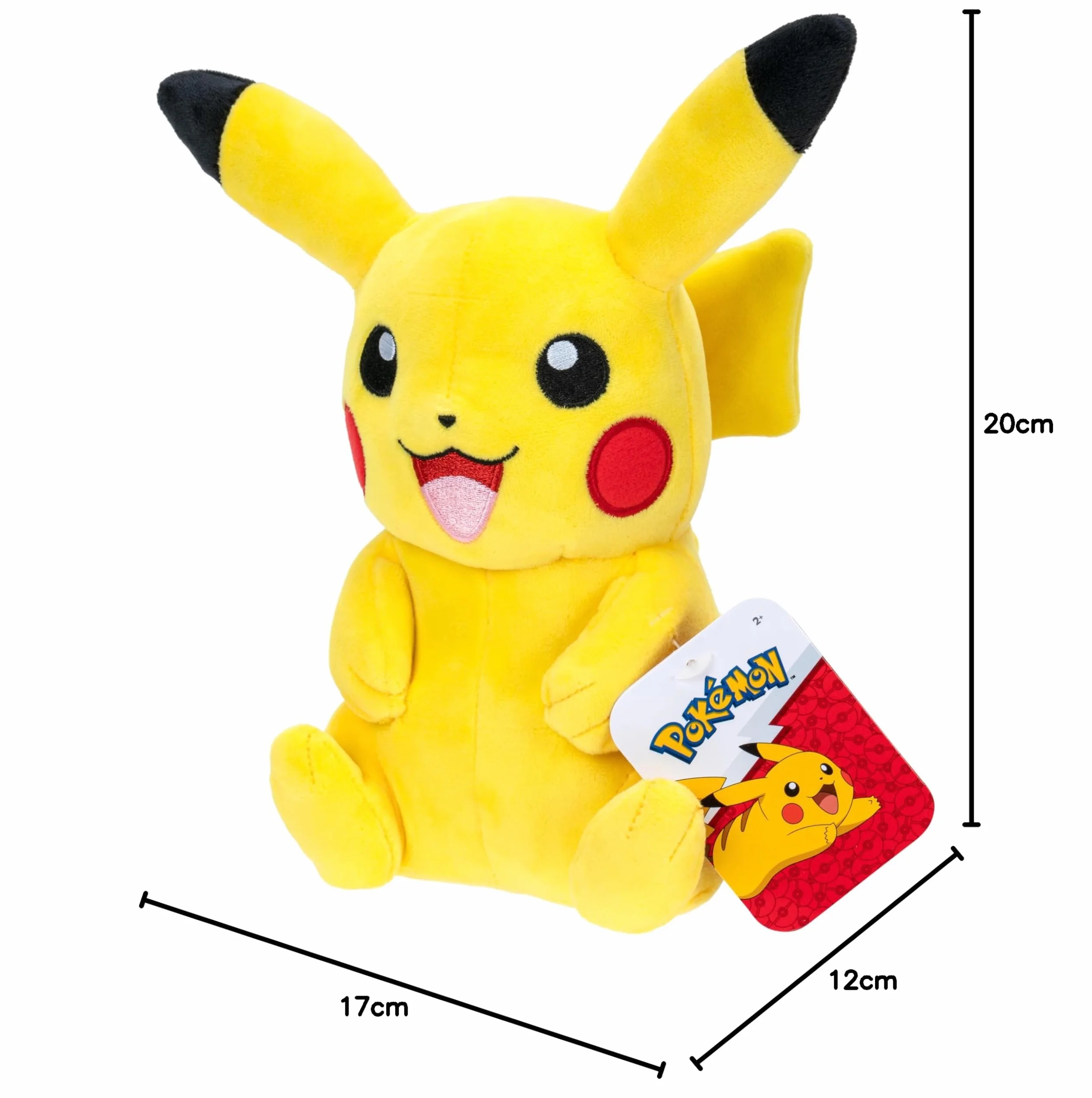 Pokémon Peluche Pikachu 20 cm Authentique