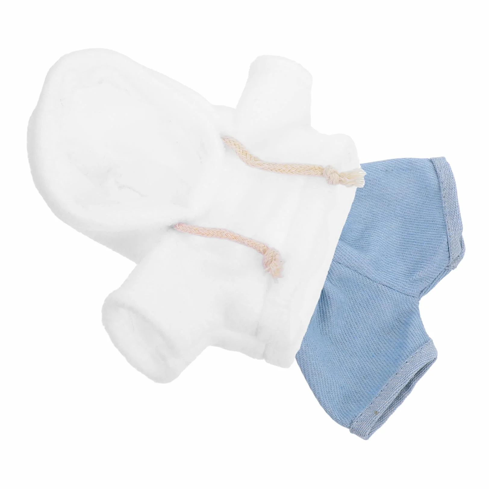 Ensemble Sweat-Shirt À Capuche Et Jean pour Poupée 20 Cm Tenue Réutilisable