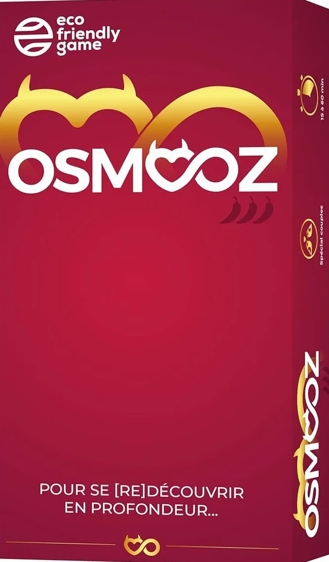 JUDUKU OSMOOZ Red - Jeu Couple - Jeux de Société - Jeu de Carte - Cadeau Anniversaire Femme