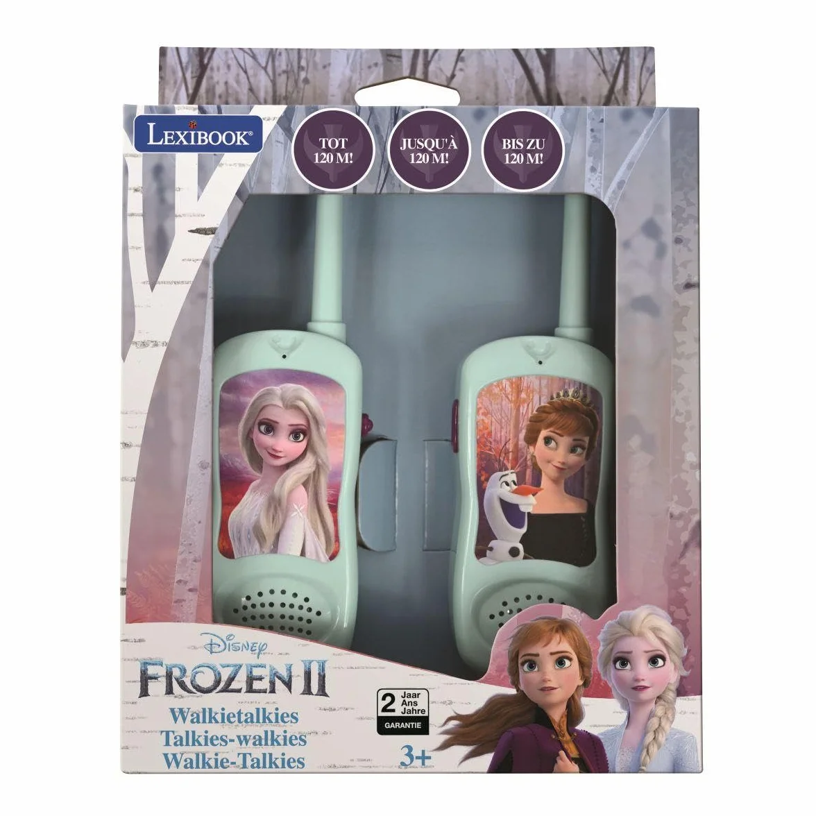 Lexibook La Reine des neiges Talkies-Walkies TW11FZLXB Jeu de Communication Enfant Bleu