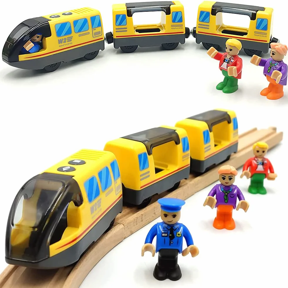 TOPLIVING Train à Piles Connexion magnétique Jouet de Train Enfants 3-5 Ans