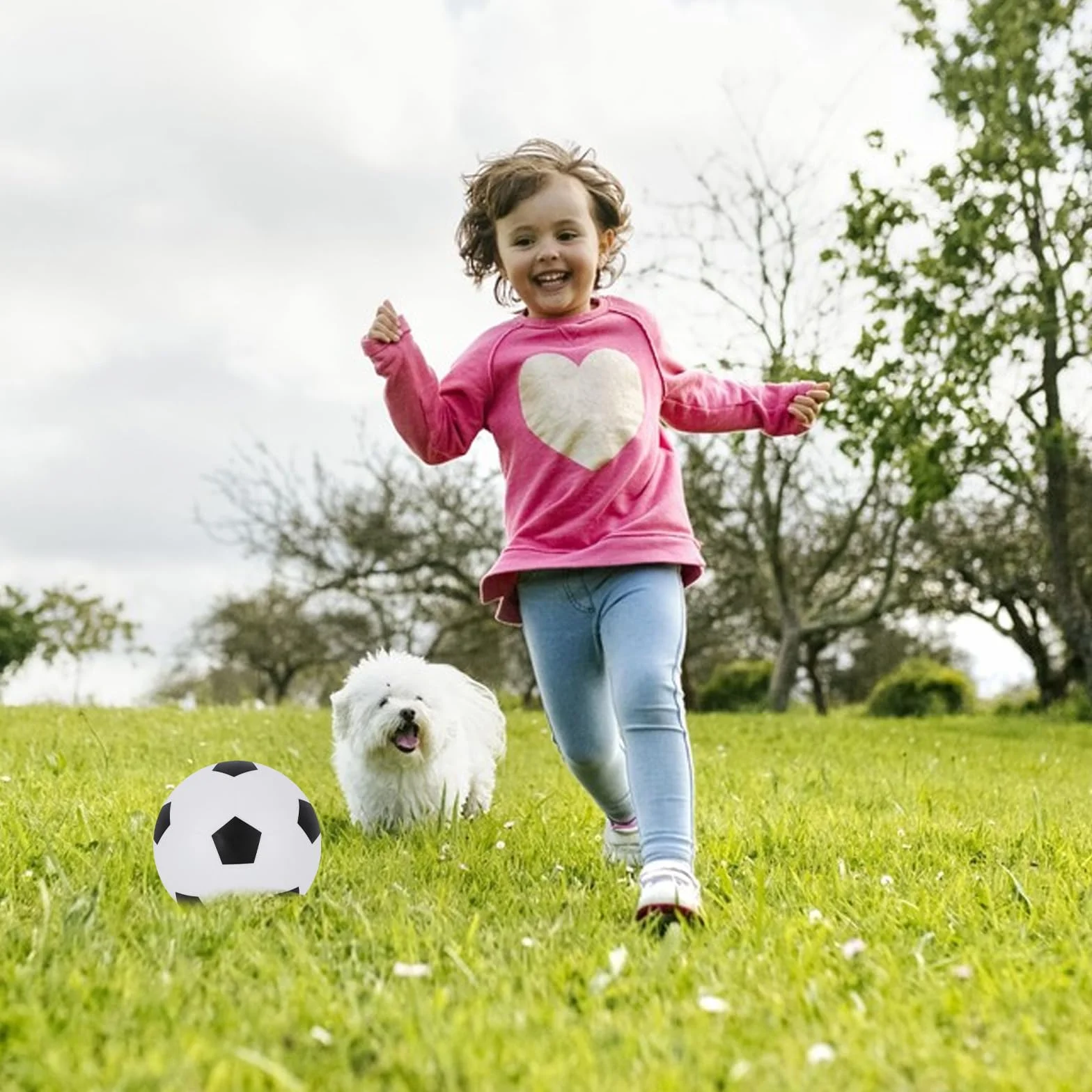 Lot de 3 Mini Ballons de Football 16 cm Gonflable Souple pour Enfants