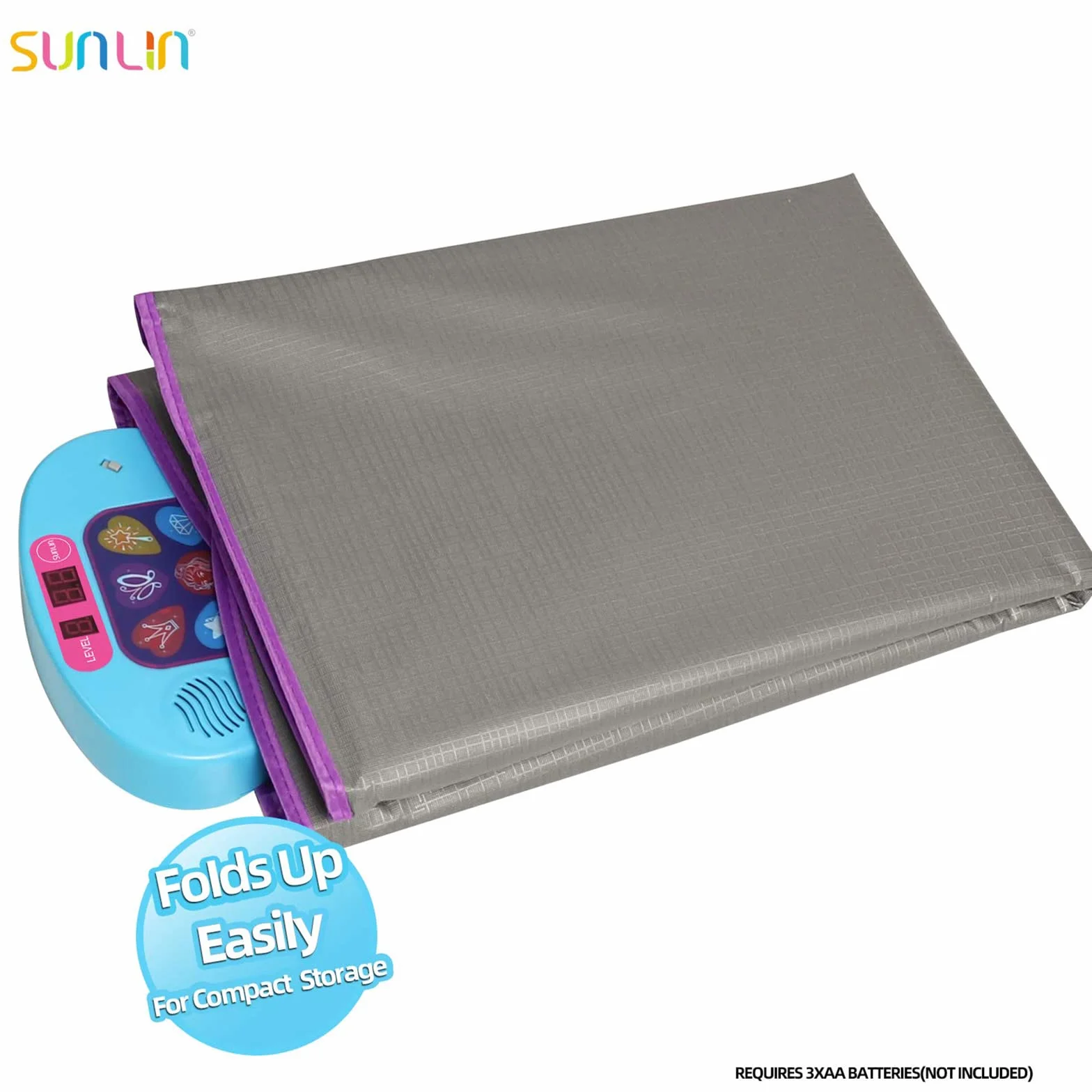 Tapis de Danse avec Lumières LED pour Enfants Filles - Jeu de Danse Cadeau, Volume réglable, Musique intégrée, 3 Niveaux de Défi (3-12 Ans)