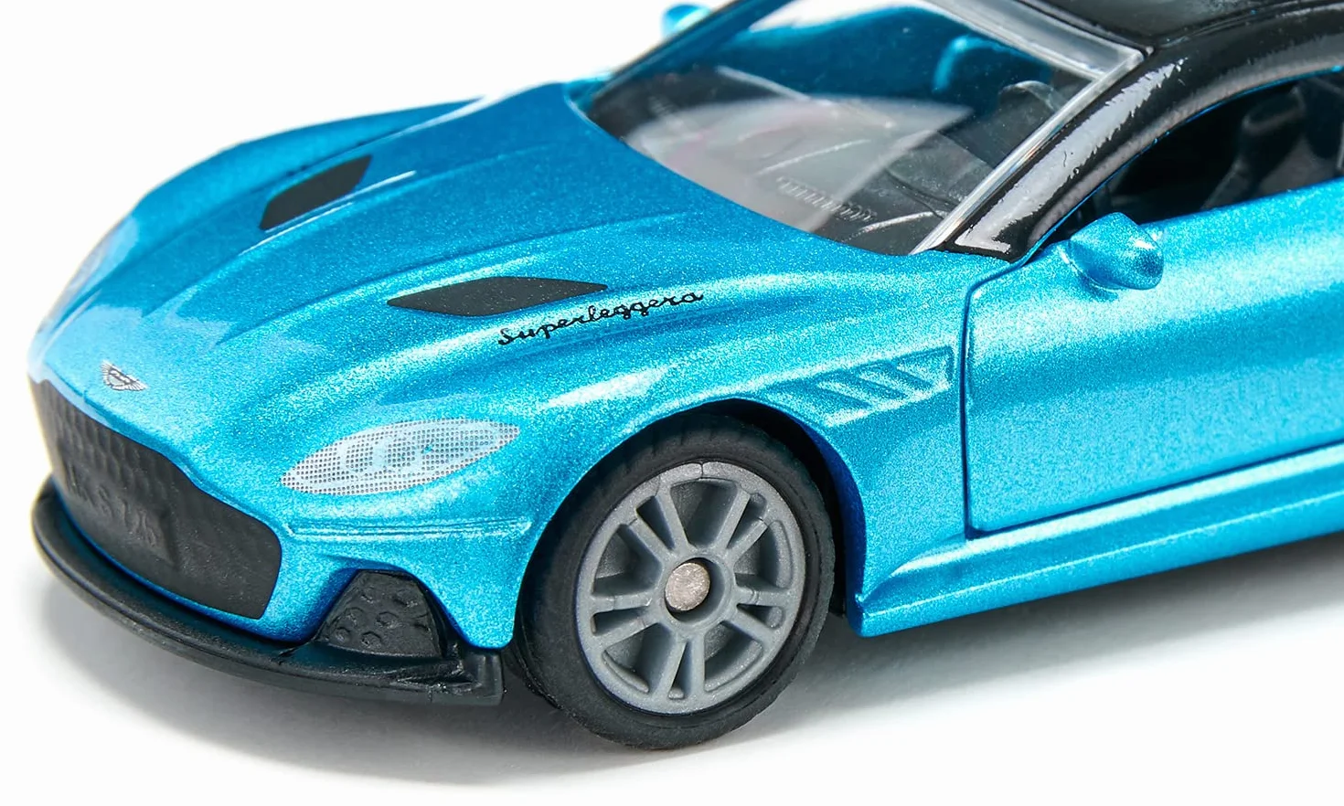 Siku 1582 Aston Martin DBS Superleggera Voiture jouet métal bleu portes ouvrables