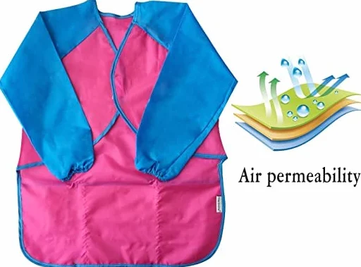 Tablier Cuisine Enfant 2 Pièces Peinture Avec 3 Poches 2-8 Ans