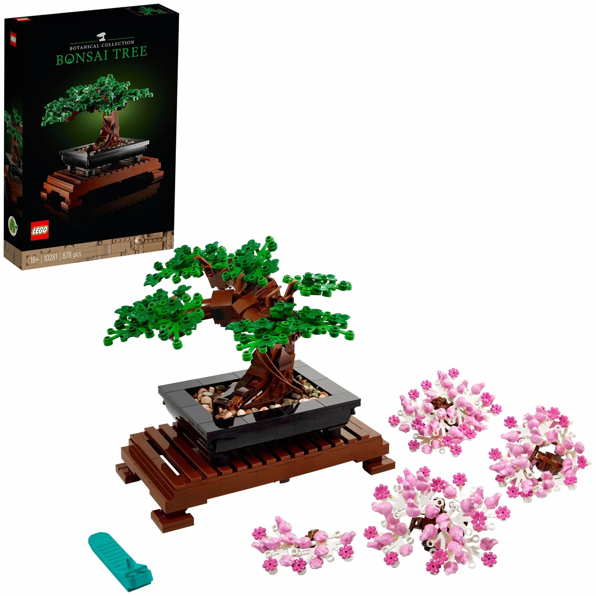 Lego Botanicals Bonsaï 10281 - Set de Construction avec Plante Artificielle pour Adulte