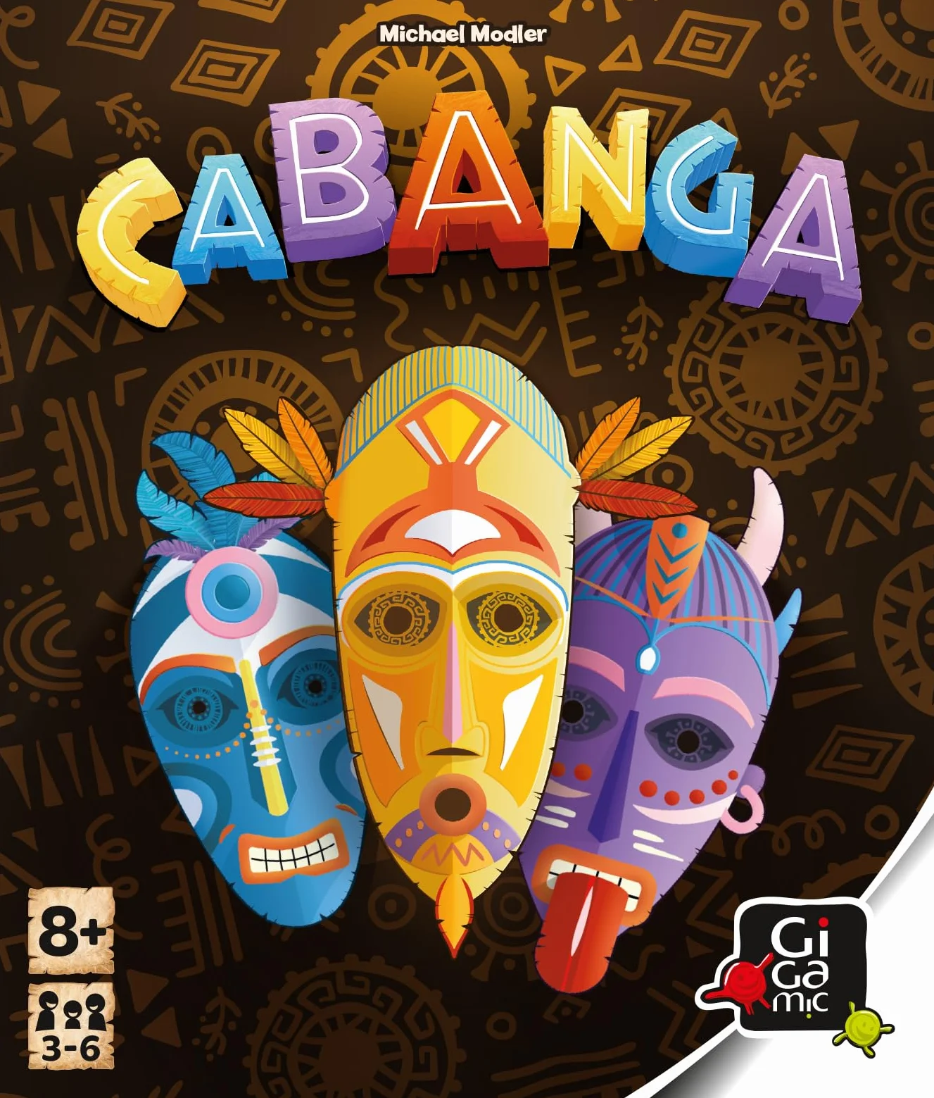 Gigamic CABANGA Jeu de Cartes stratégique 3-6 Joueurs 8 Ans+