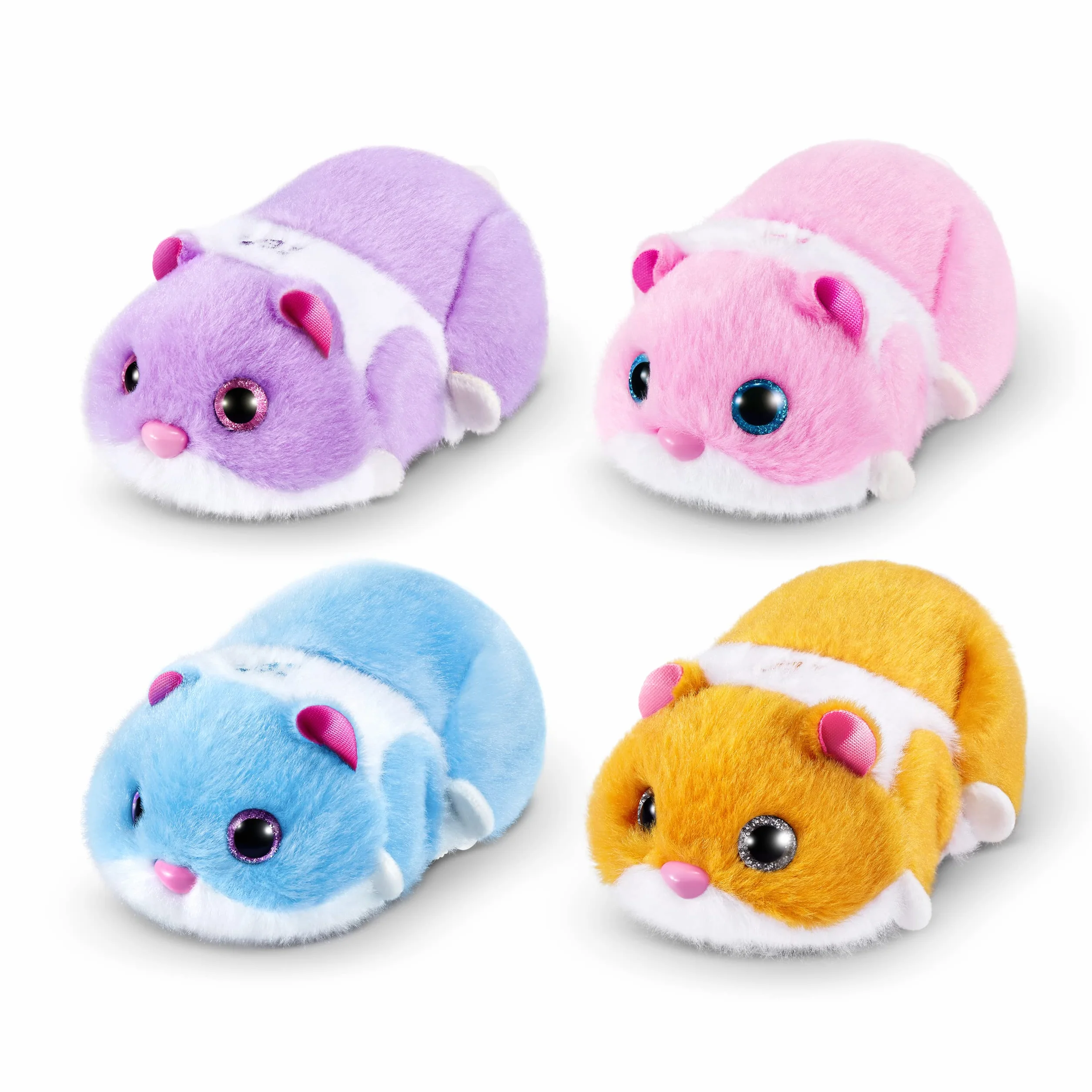 ZURU Pets Alive Hamster Mania Orange Hamster Peluche Interactif 20+ Sons Animal Électronique