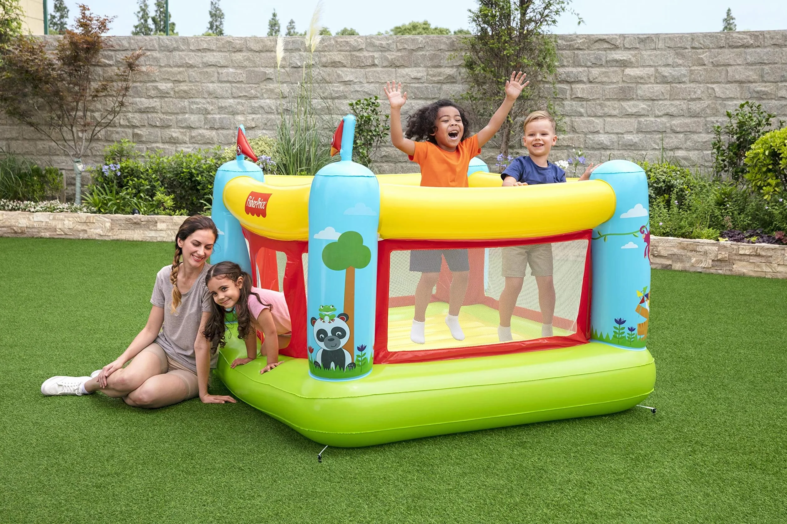 Bestway Fisher-Price Château Gonflable Bouncetastic 175 x 173 x 135 cm