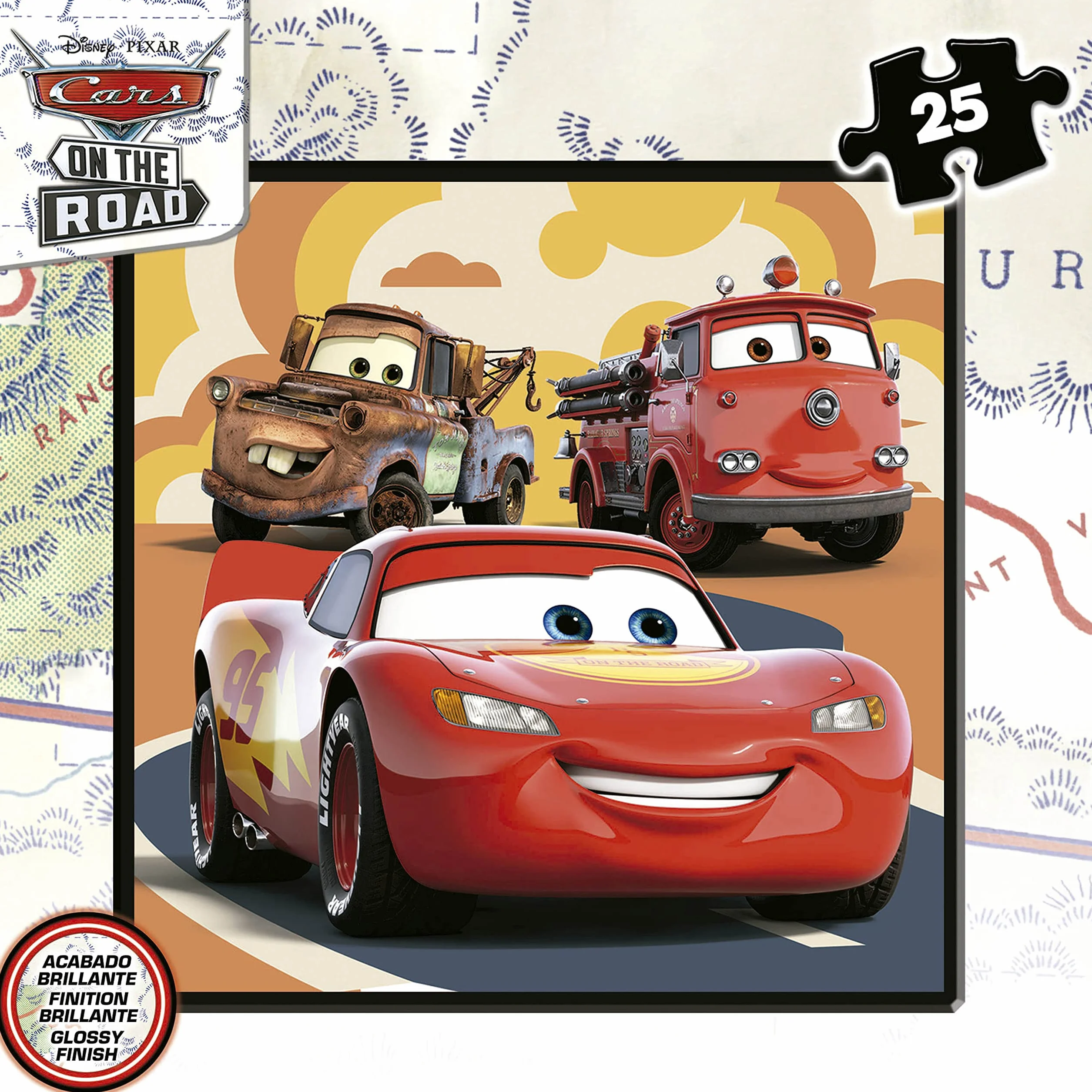 Educa Puzzles Cars Ensemble 4 puzzles progressifs 12-25 pièces Mallette +3 ans