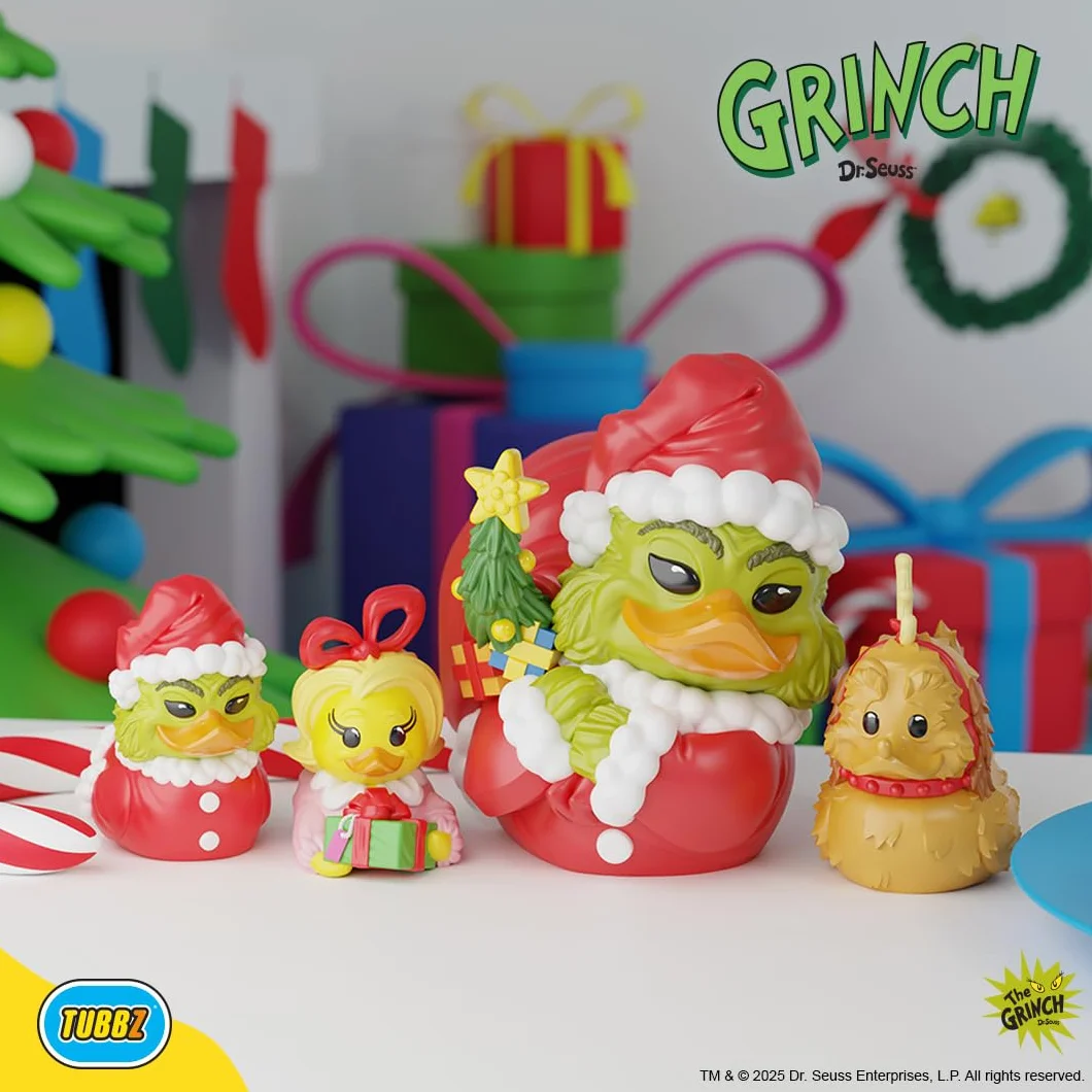 TUBBZ Mini Le Grinch Santa Outfit Figurine en Vinyle Cosplay
