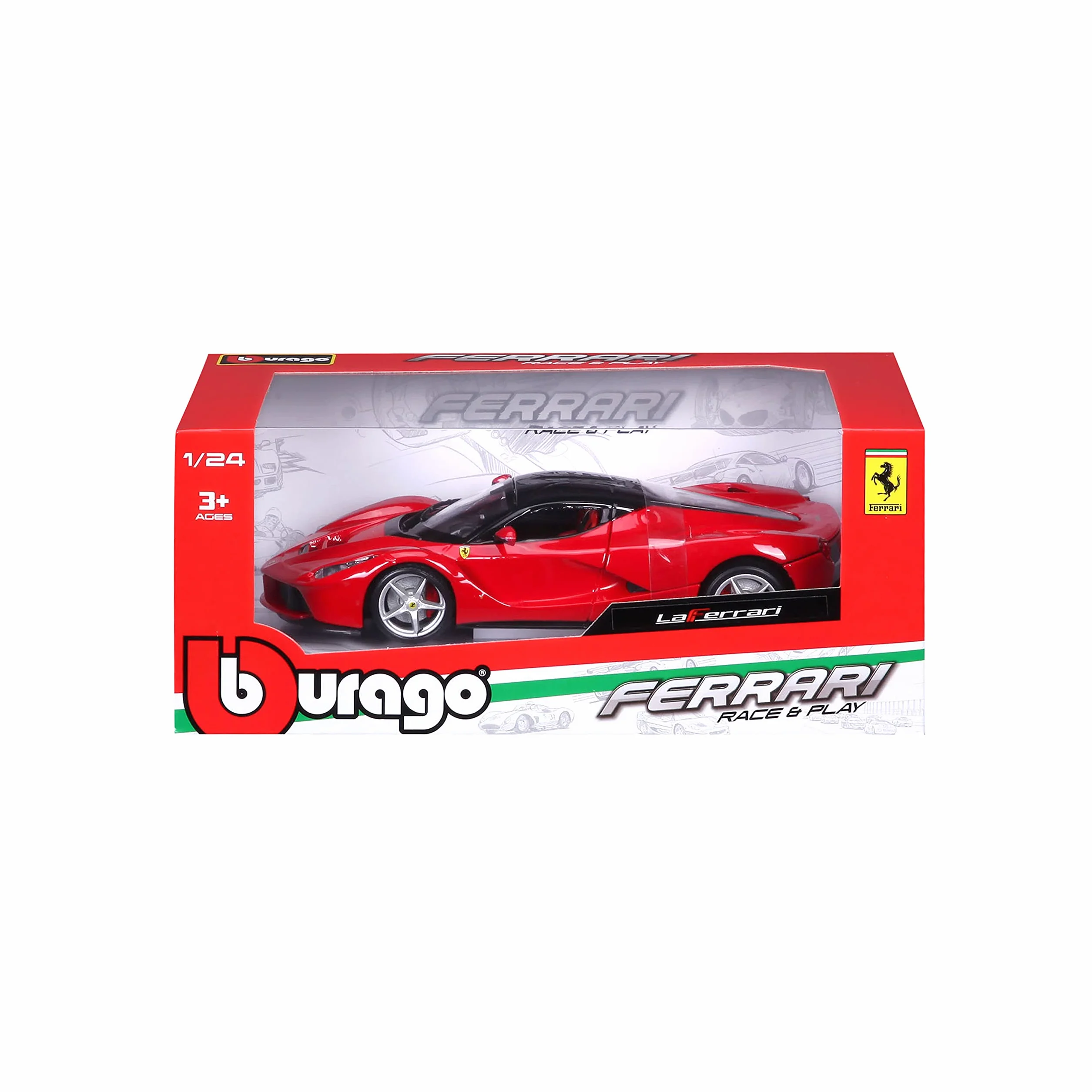 BBburago Ferrari LaFerrari 1/24 Voiture Miniature de Collection Modèle Sport
