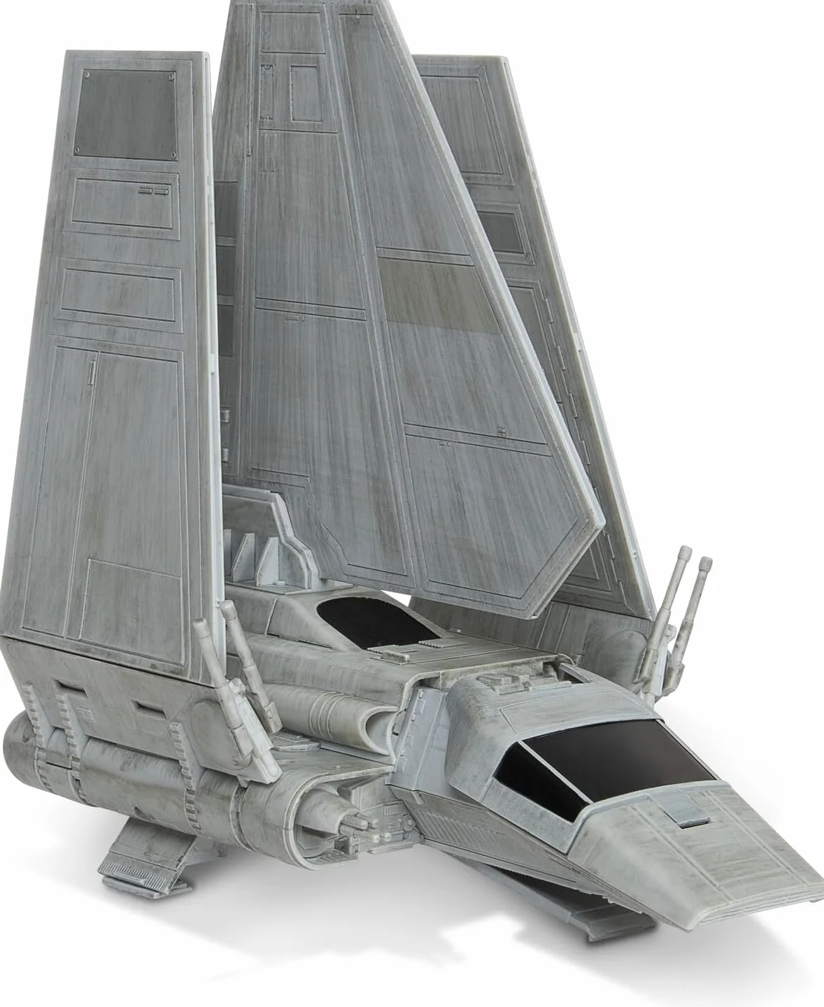 Star Wars Micro Galaxy Squadron Navette impériale 17,8 cm avec Trois Micro Figurines 2,5 cm