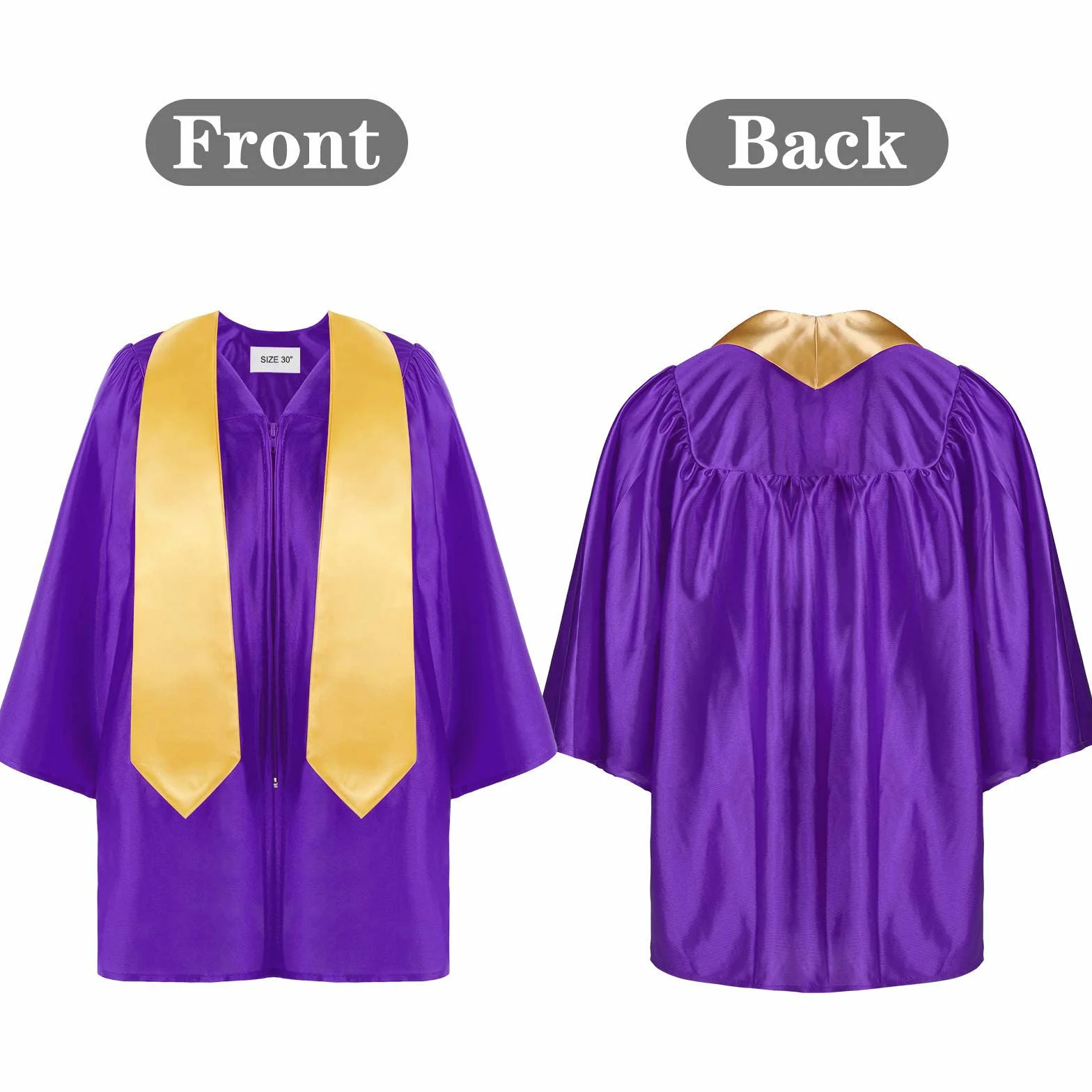 Robe de Remise de Diplôme Enfants 2-12 Ans Costume Maternelle Unisexe avec Toge et Chapeau de Graduation Pendentif 2026