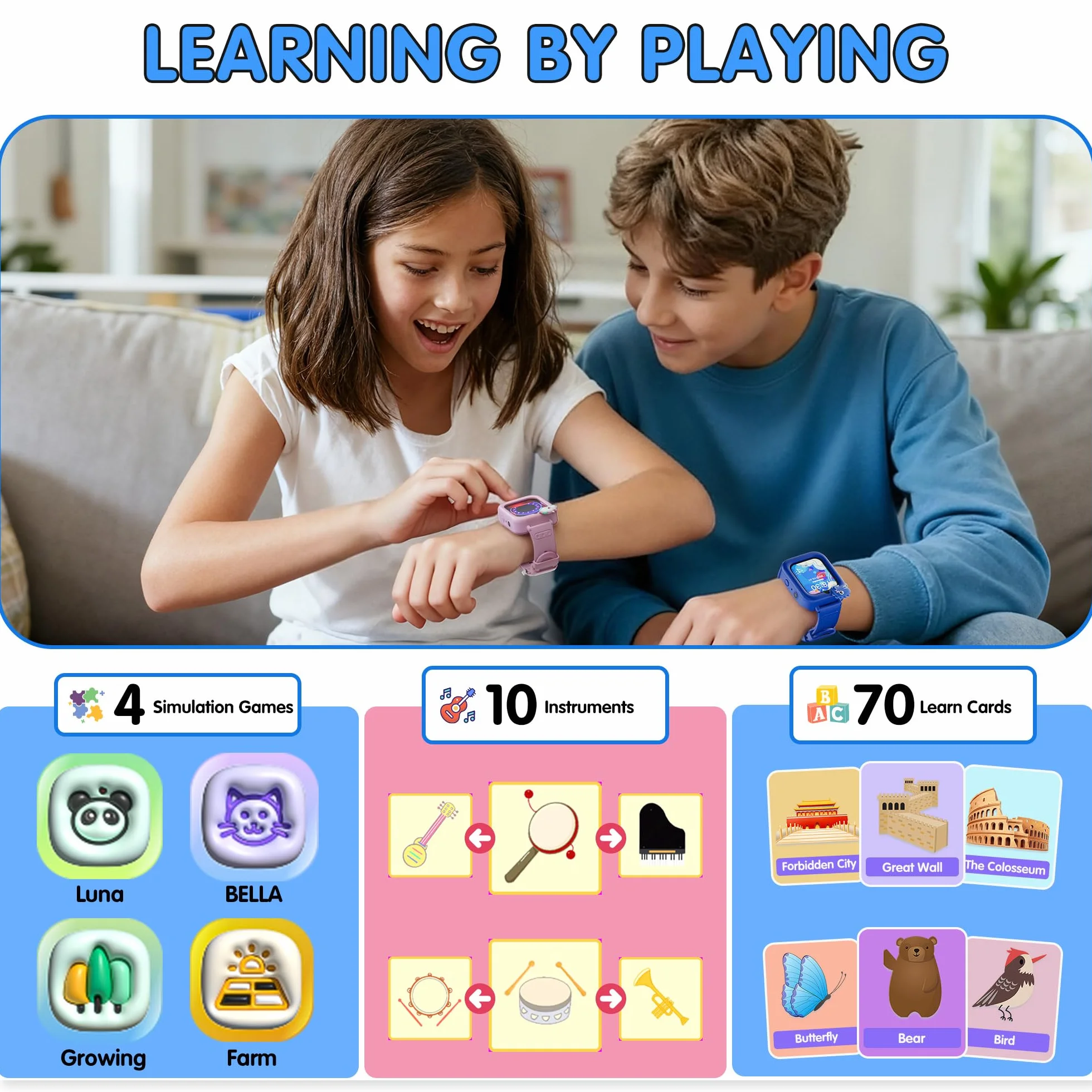 Horloge éducative d'apprentissage