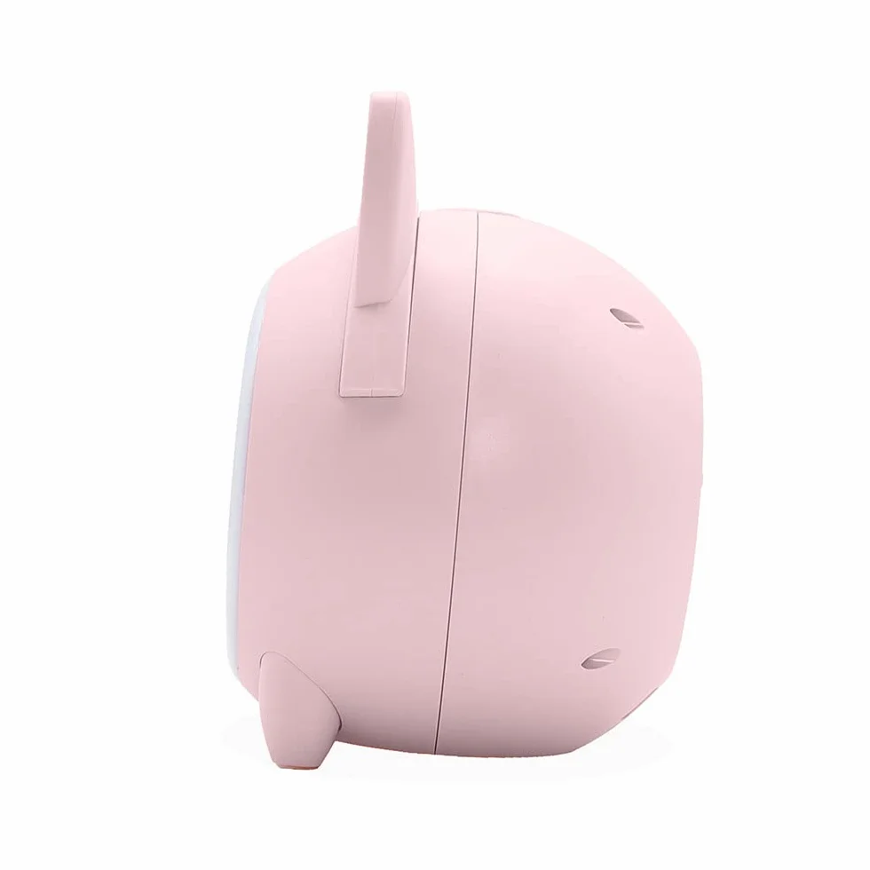 METRONIC Reveil Enfant Educatif avec Veilleuse Indicateur Jour/Nuit Horloge Digital Rose