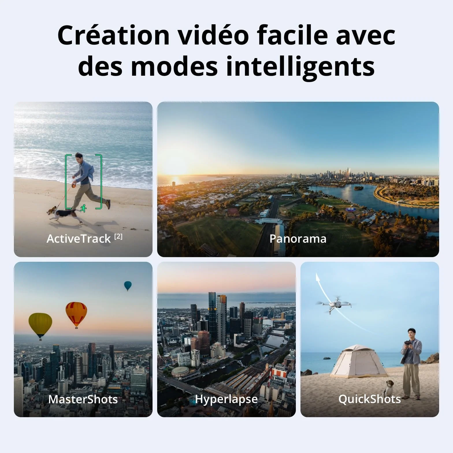 DJI Lito 1 Bundle Deux Batteries RC-N3, drone avec caméra 4K, détection d’obstacles, ActiveTrack, vidéo 4K et image 8K, transmission 15 km