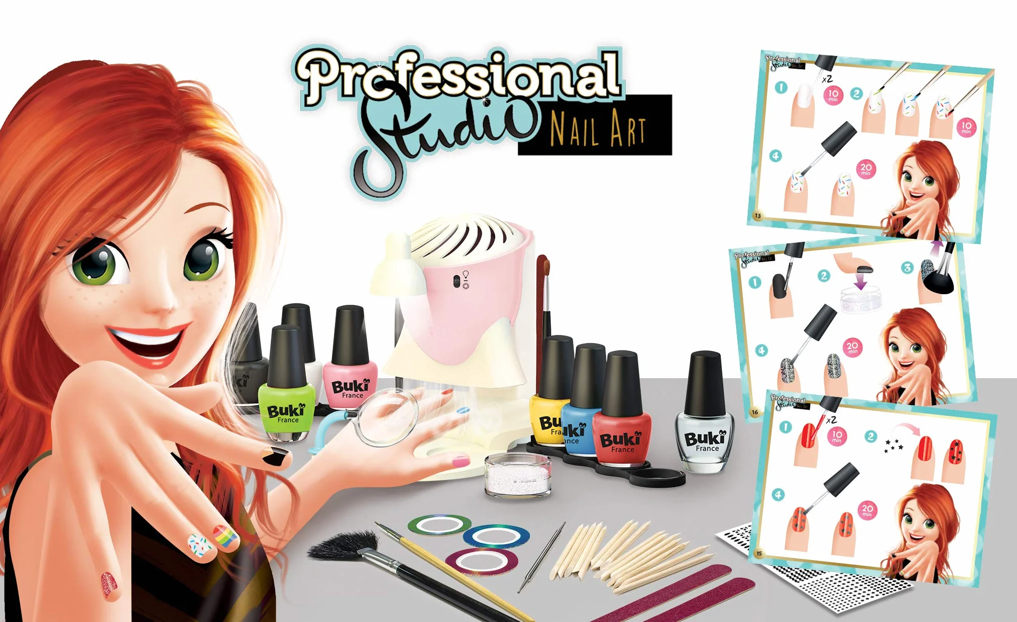 Buki 5404 Professional Studio Nail Art 30 cm × 15 cm × 30 cm