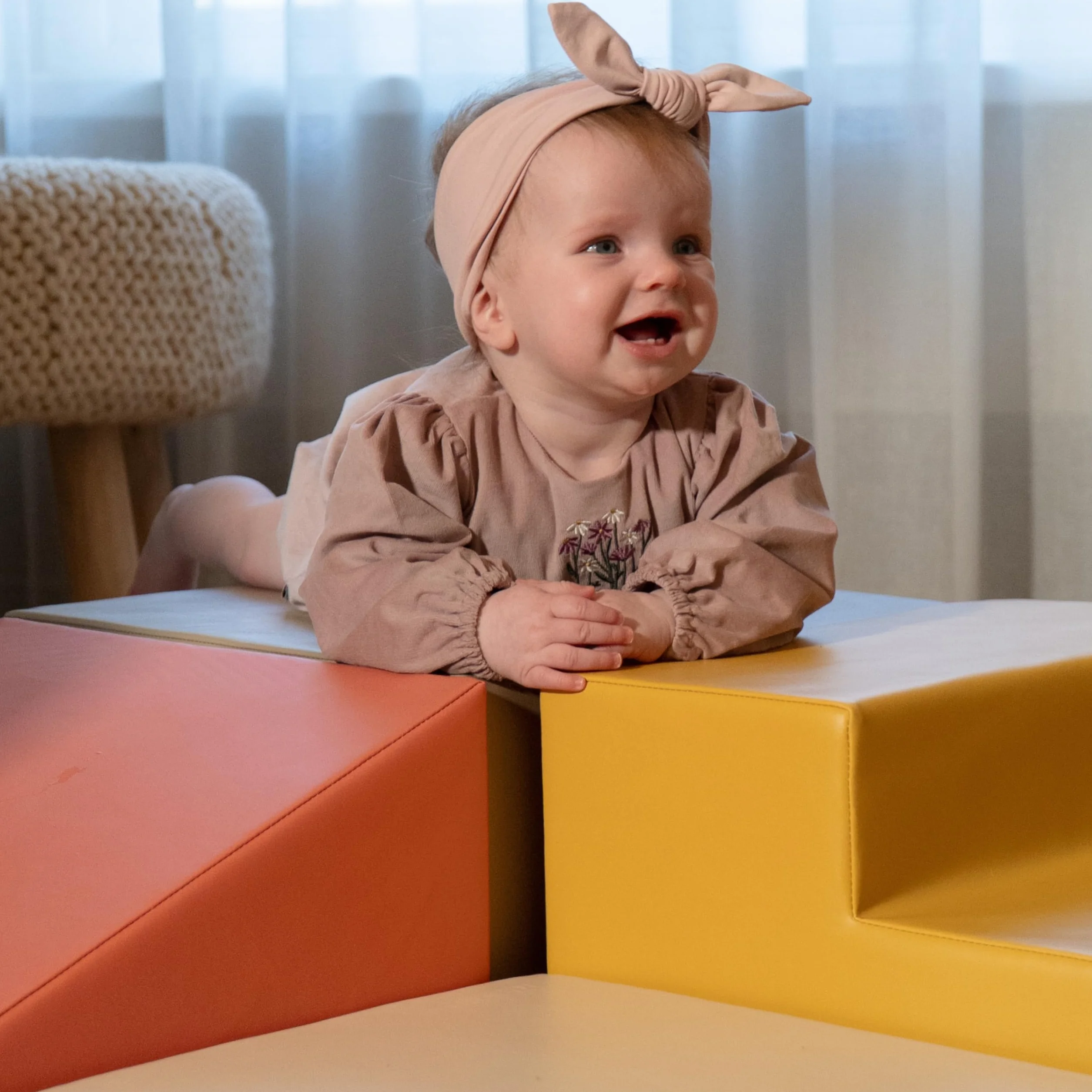 IGLU Soft Play Lot de 3 Blocs Mousse Motricité Bébé Géants Montessori Parcours Enfant Fabriqué en Europe