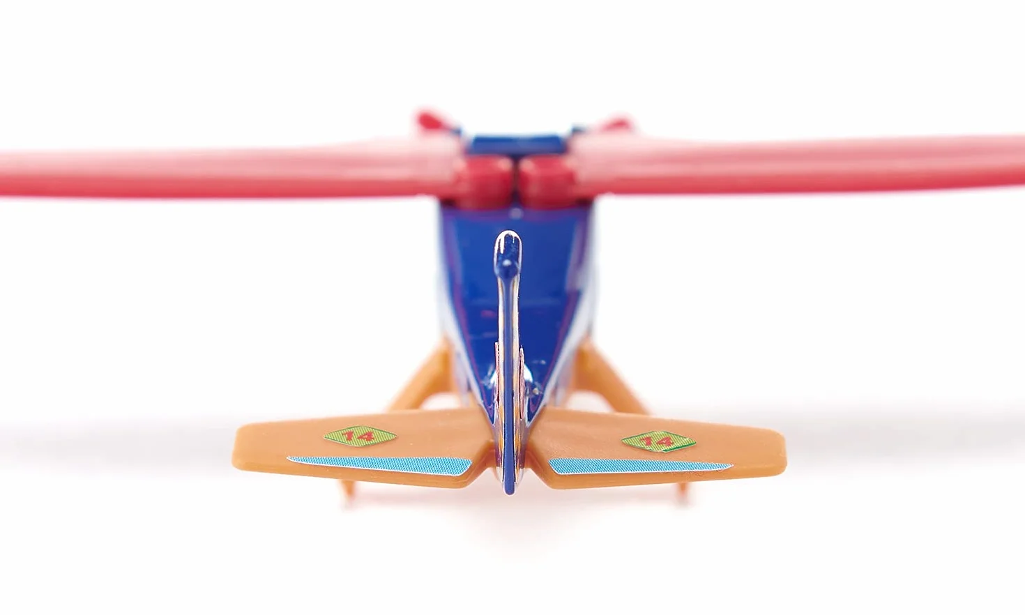 SIKU 1101 Avion Sportif en Métal Plastique Multicolore Hélice Rotative Ailes Rétractables