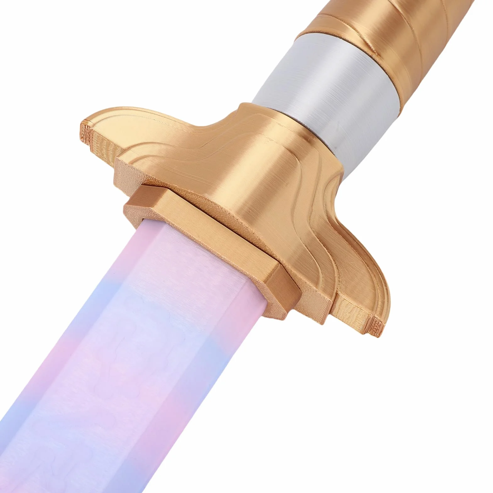 PUSOKEI Épée de Cosplay Colorée Rétractable Imprimée en 3D 38 Pouces pour Accessoire de Costume de Festival