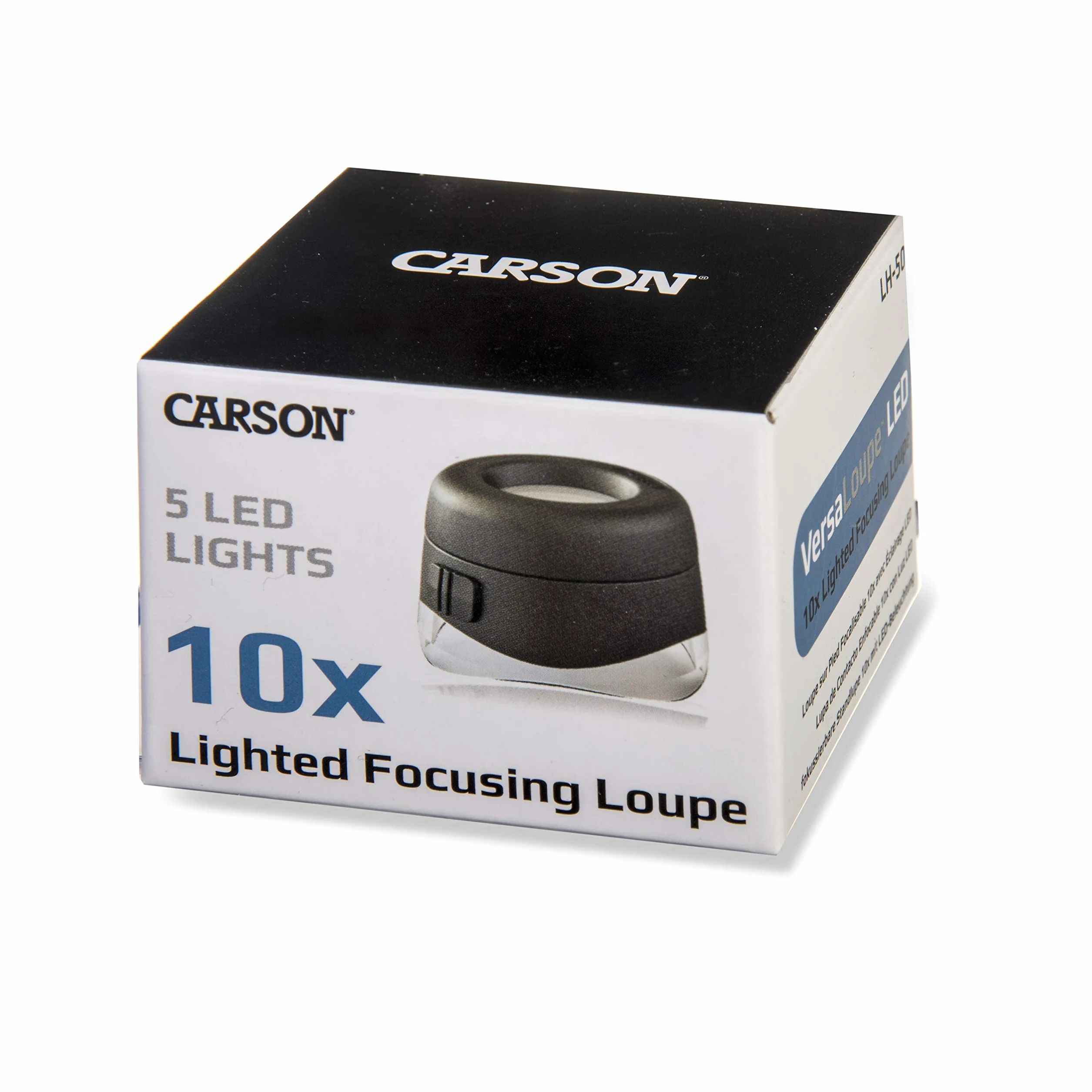Carson LED VersaLoupe loupe de mise au point 10x éclairage LED LH-50