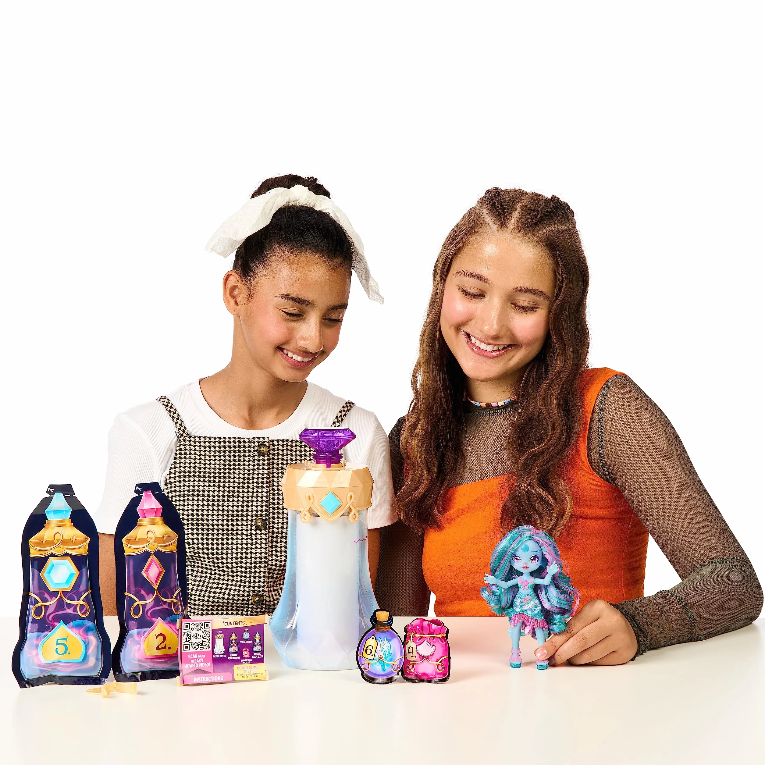 Magic Mixies Pixlings Marena Sirène Potion Magique Flacon 16,5 cm