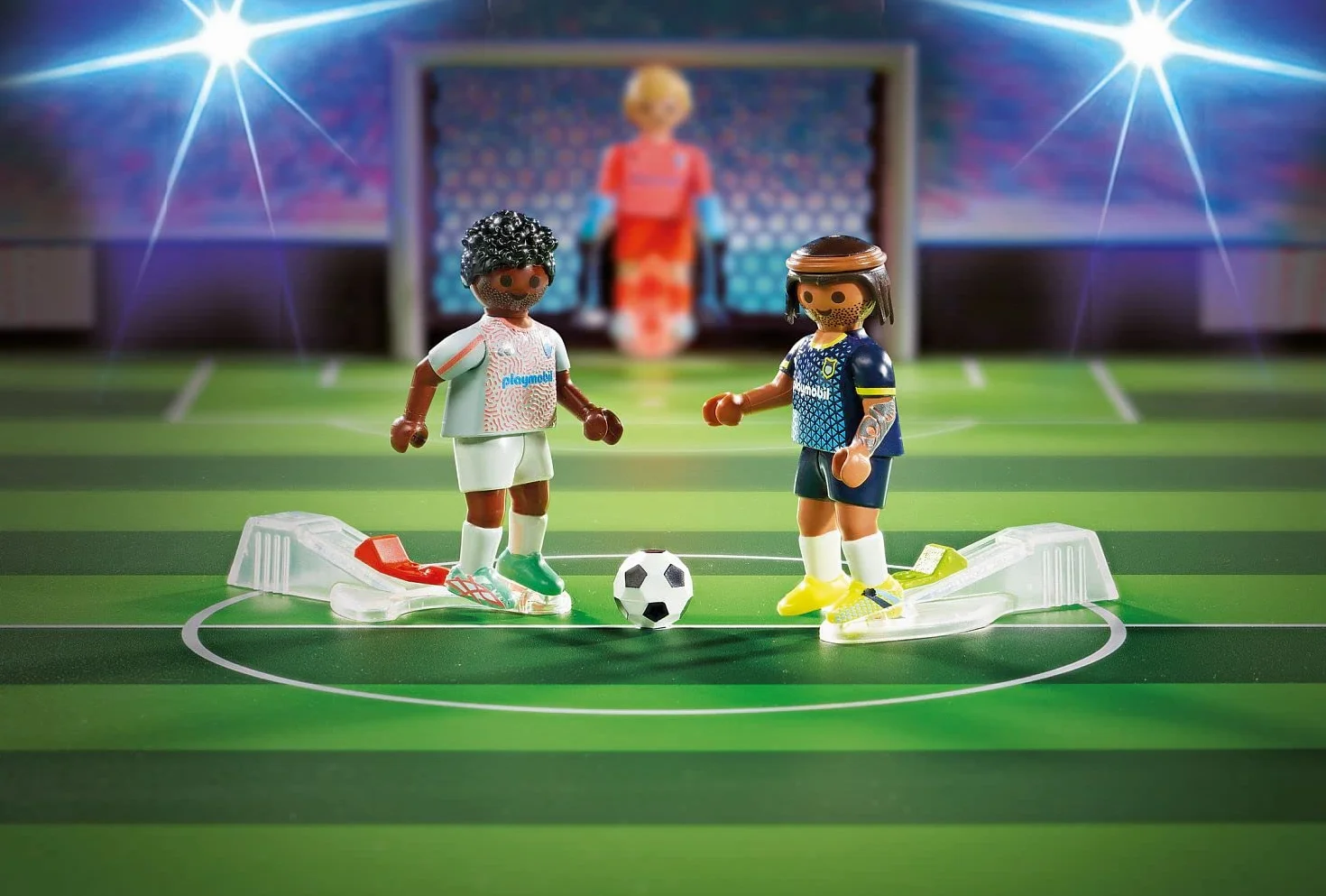 Playmobil 71120 Stade de Football Sport & Action Tournoi Ballon
