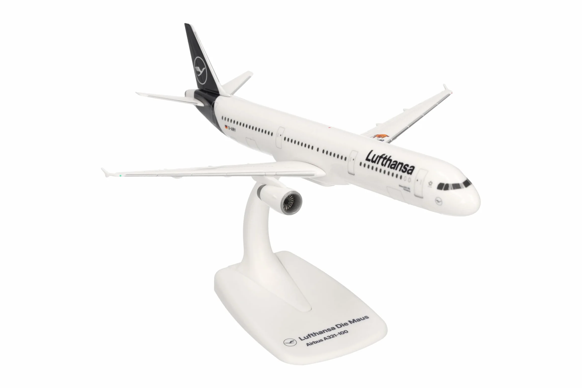 Herpa Airbus A321 La Souris Lufthansa modèle réduit avion Support Collection