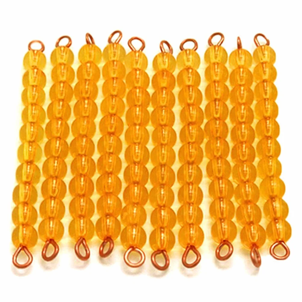 Jeu Educatif Enfant Jouet Calcul 10 Fils Perles Matériel Montessori
