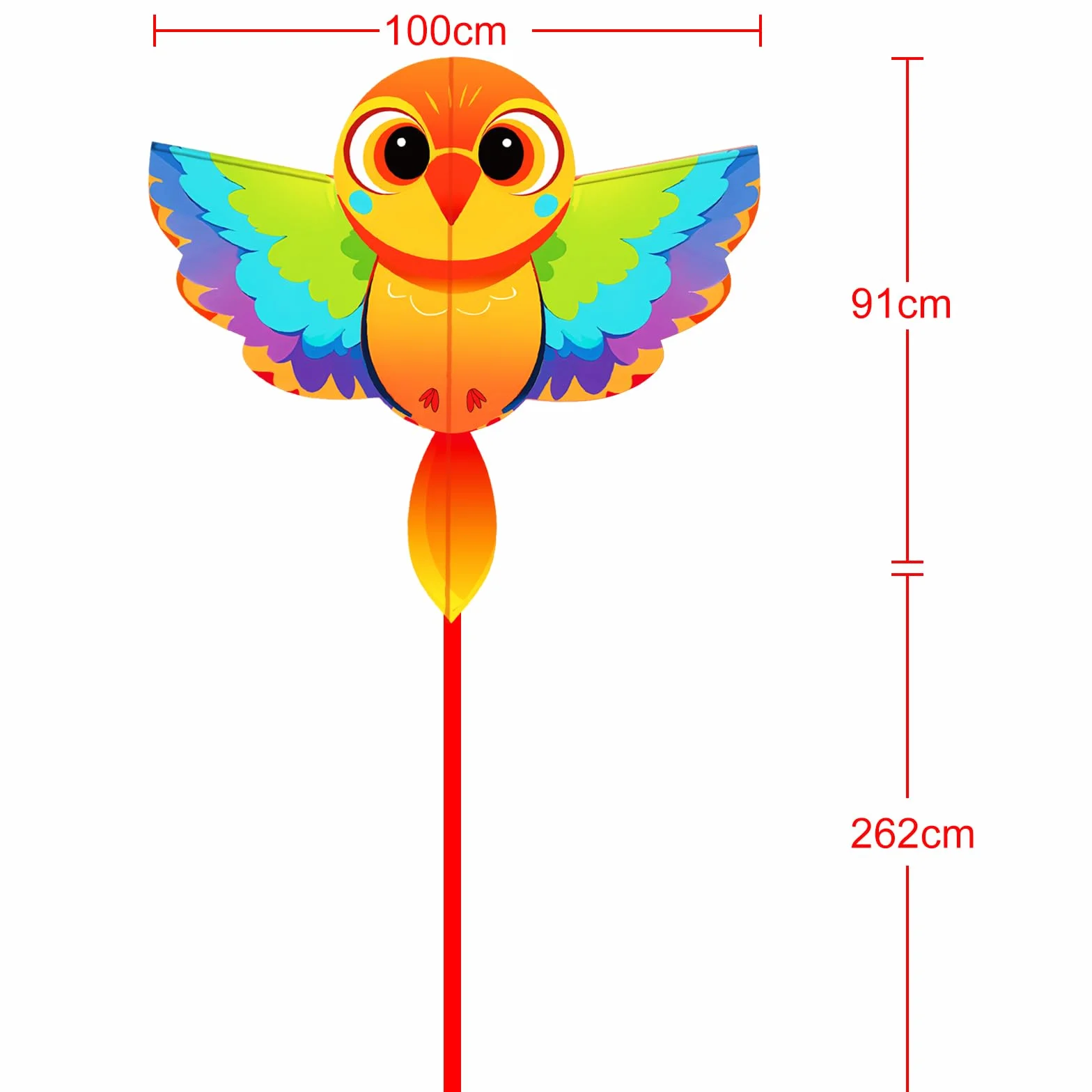 Cerf-Volant Animal pour Adultes Facile à Voler Structure Unique Jeux de Plein Air