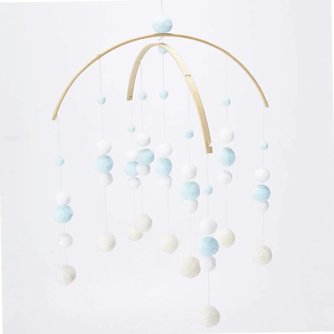 Kit de cadre mobile en bois pour carillon à vent avec perles