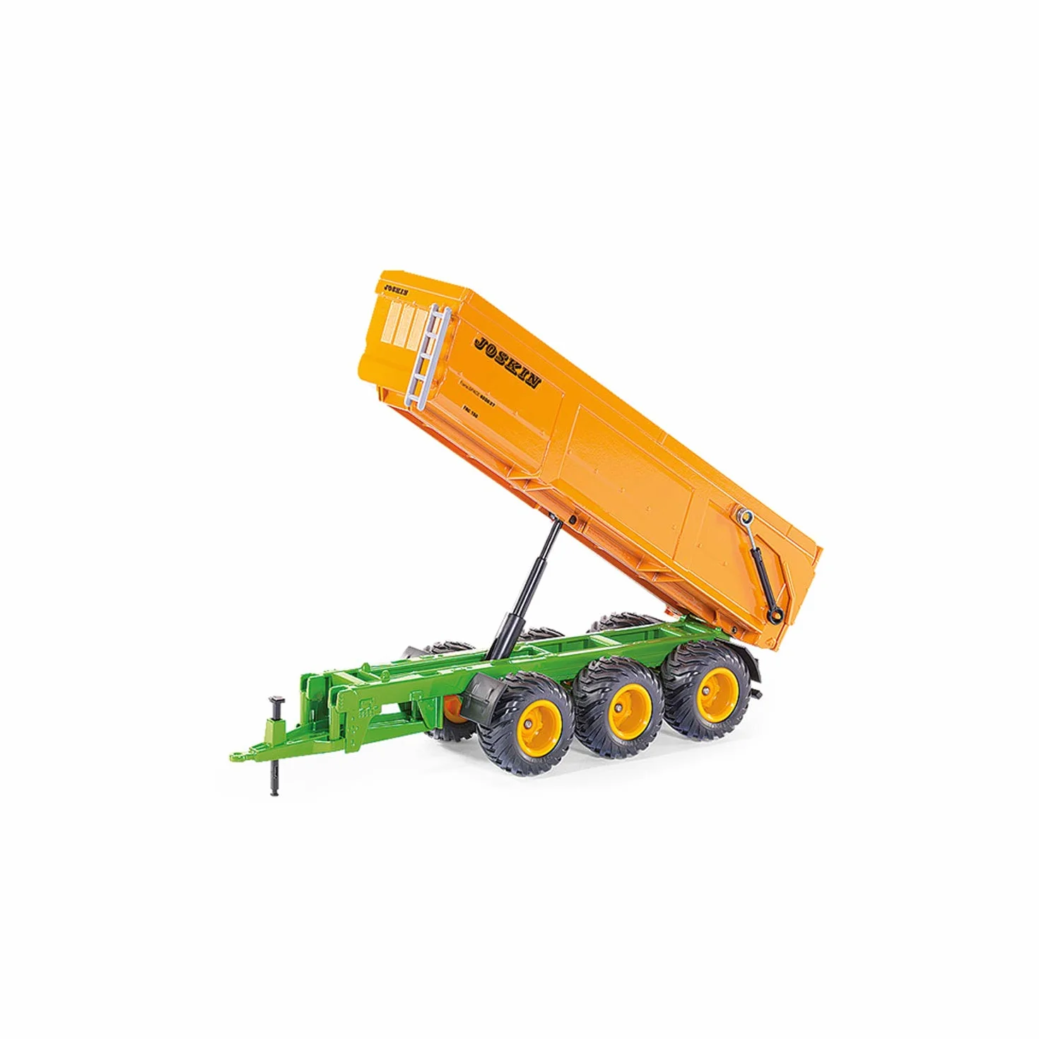 SIKU 2892 Benne à Trois essieux Joskin 1:32 Orange Métal Plastique Bac basculant