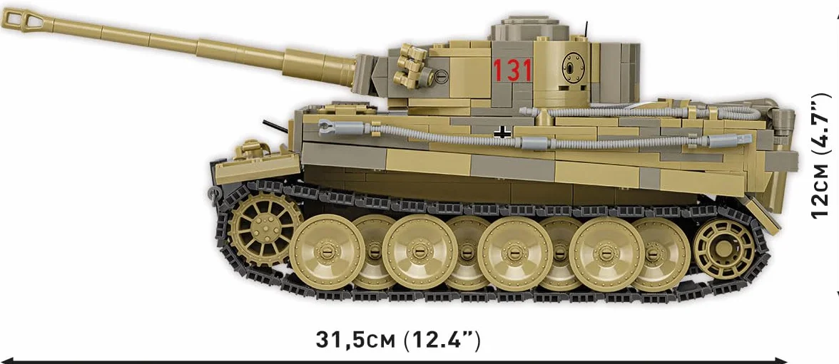 COBI 2588 Panzer VI Tiger I no 131 The Tank Museum