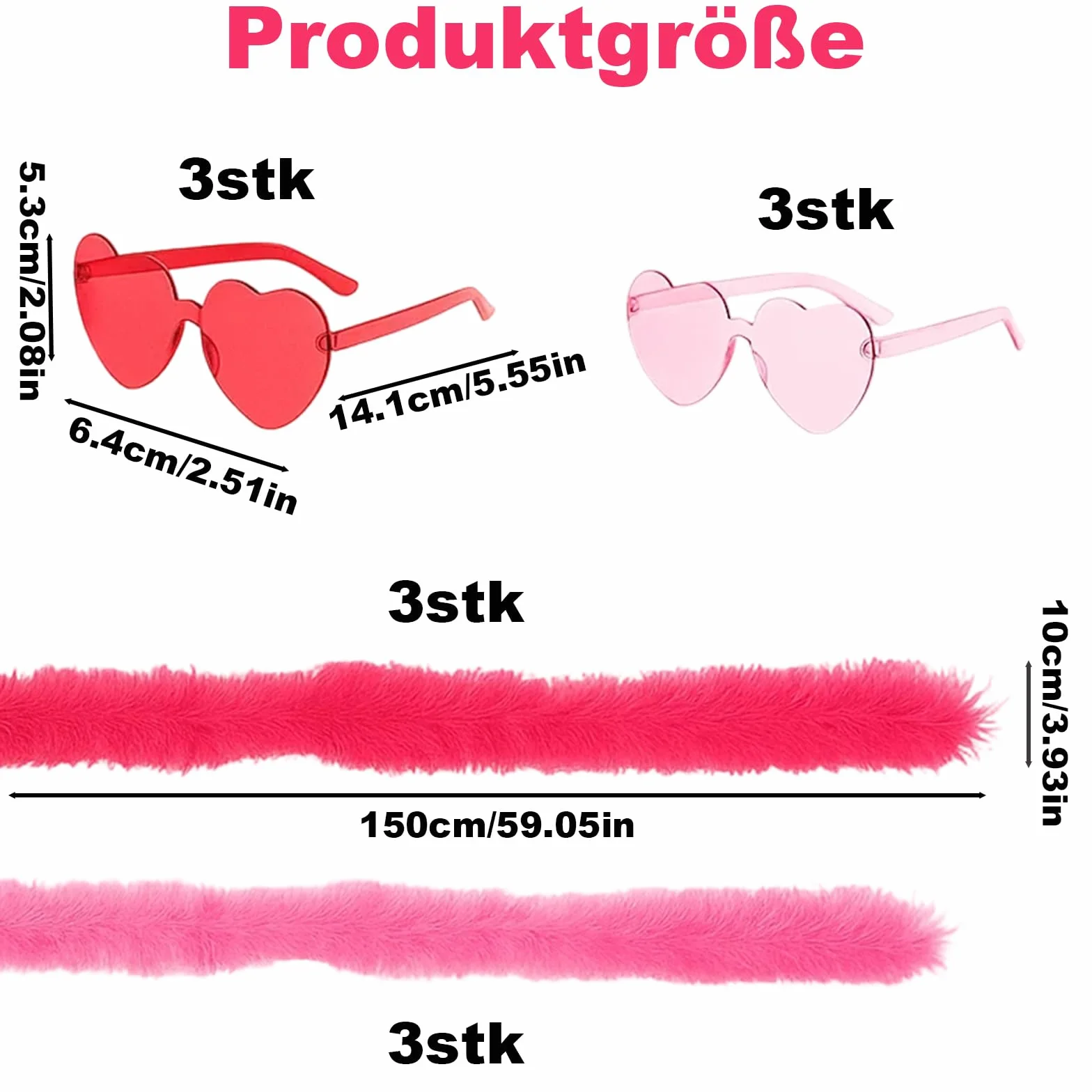 Boa en plumes multicolores 12 pièces 1,5 m rose blanc pour costumes fêtes