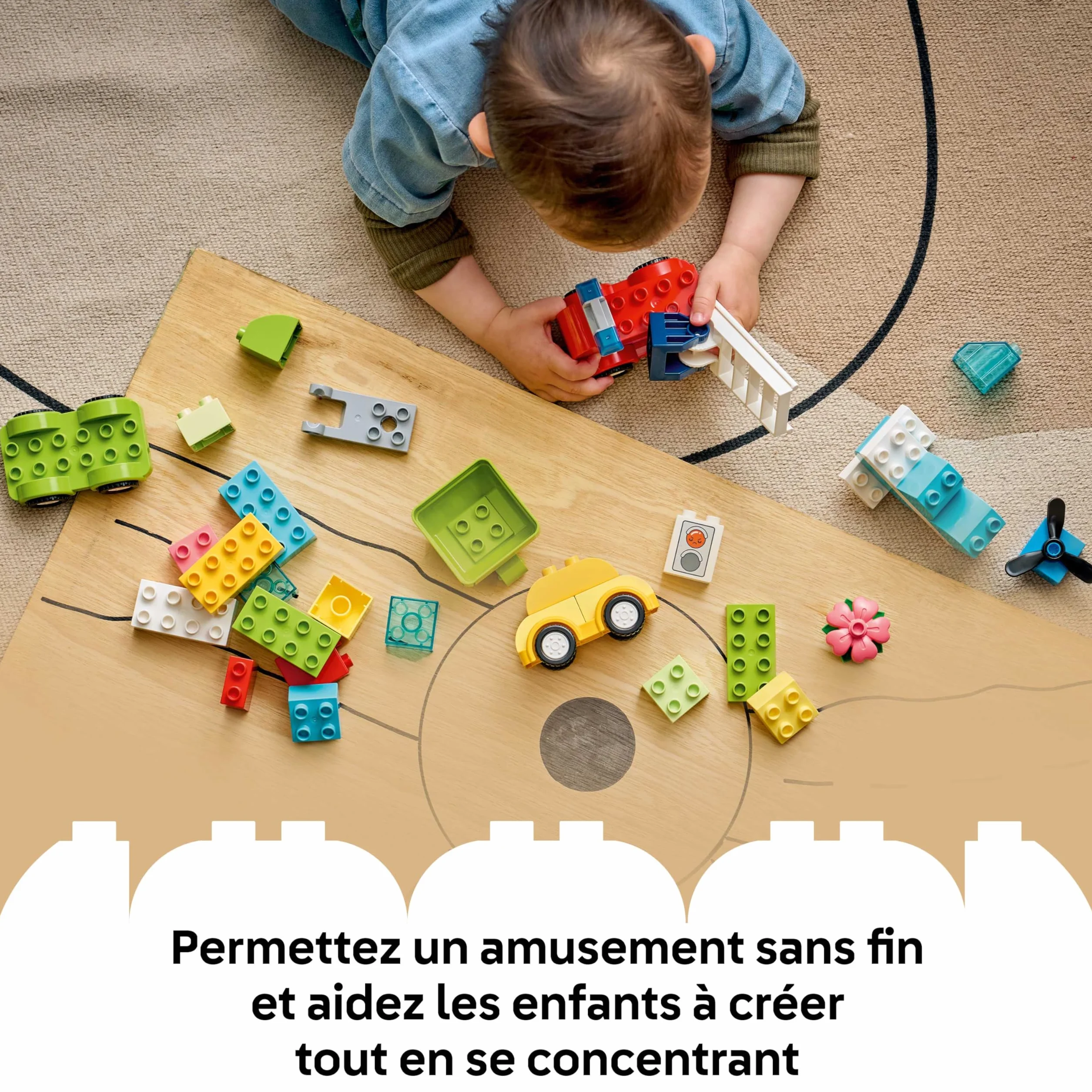 LEGO Duplo My First Les Véhicules Créatifs Jouet Éducatif Tri des Couleurs Voiture Camion 10474