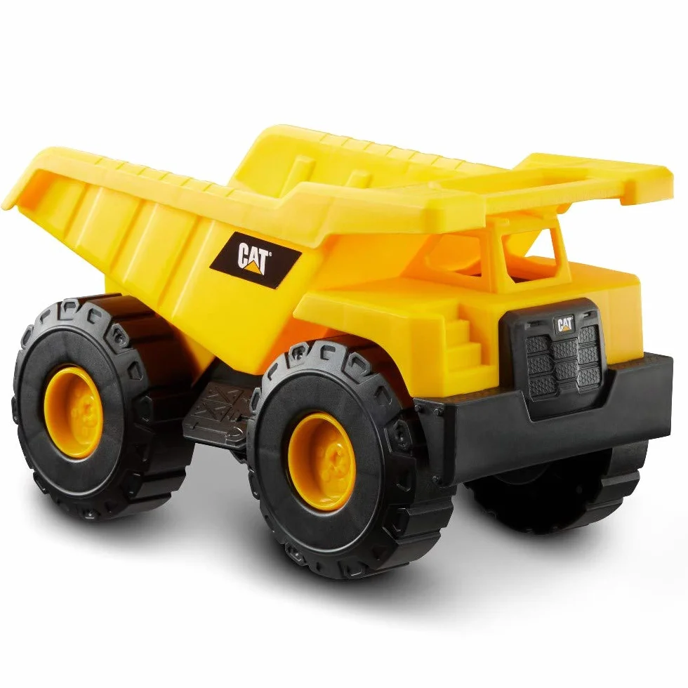 Ensemble de Véhicules de Construction CAT Officiels pour Enfants à Partir de 2 Ans - Camion à Benne Basculante, Chargeur, Excavatrice
