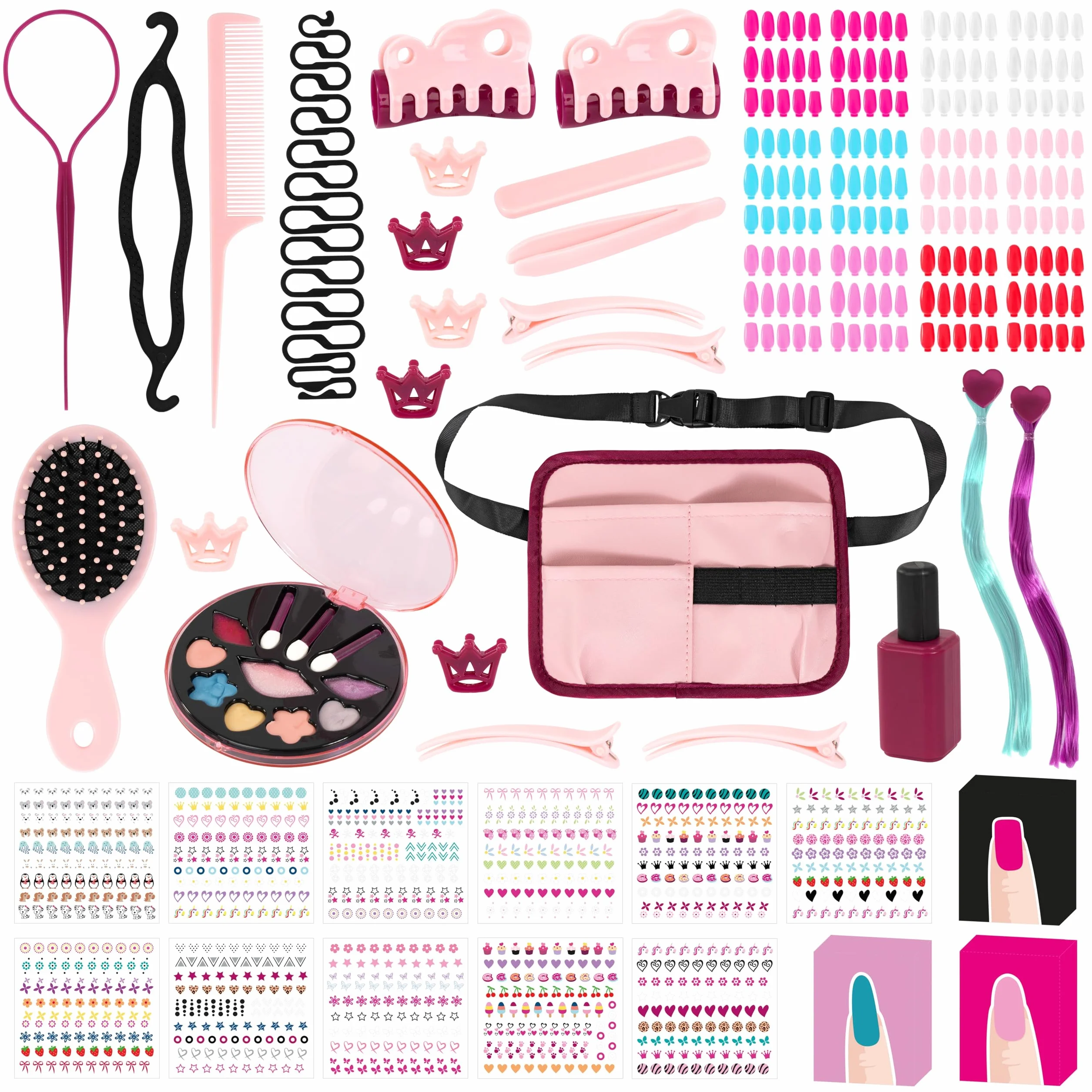 Bayer Design Charlene Magic Nails tête à Coiffure et Maquillage avec Mains et Ongles, Accessoires Cheveux, 30 cm