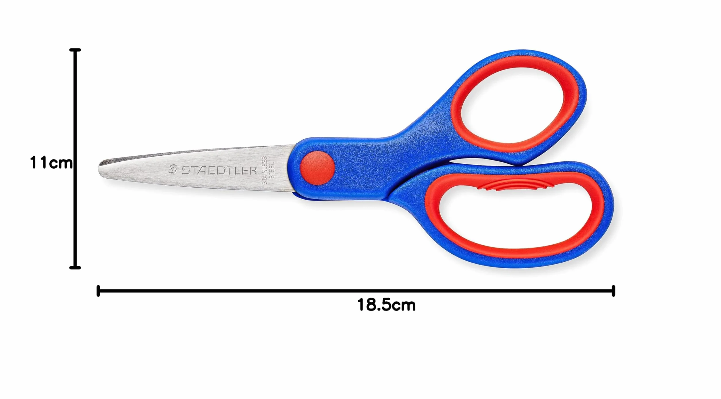 Staedtler Noris 965 Ciseaux droitiers à bouts arrondis 14 cm Sécurisés pour enfants