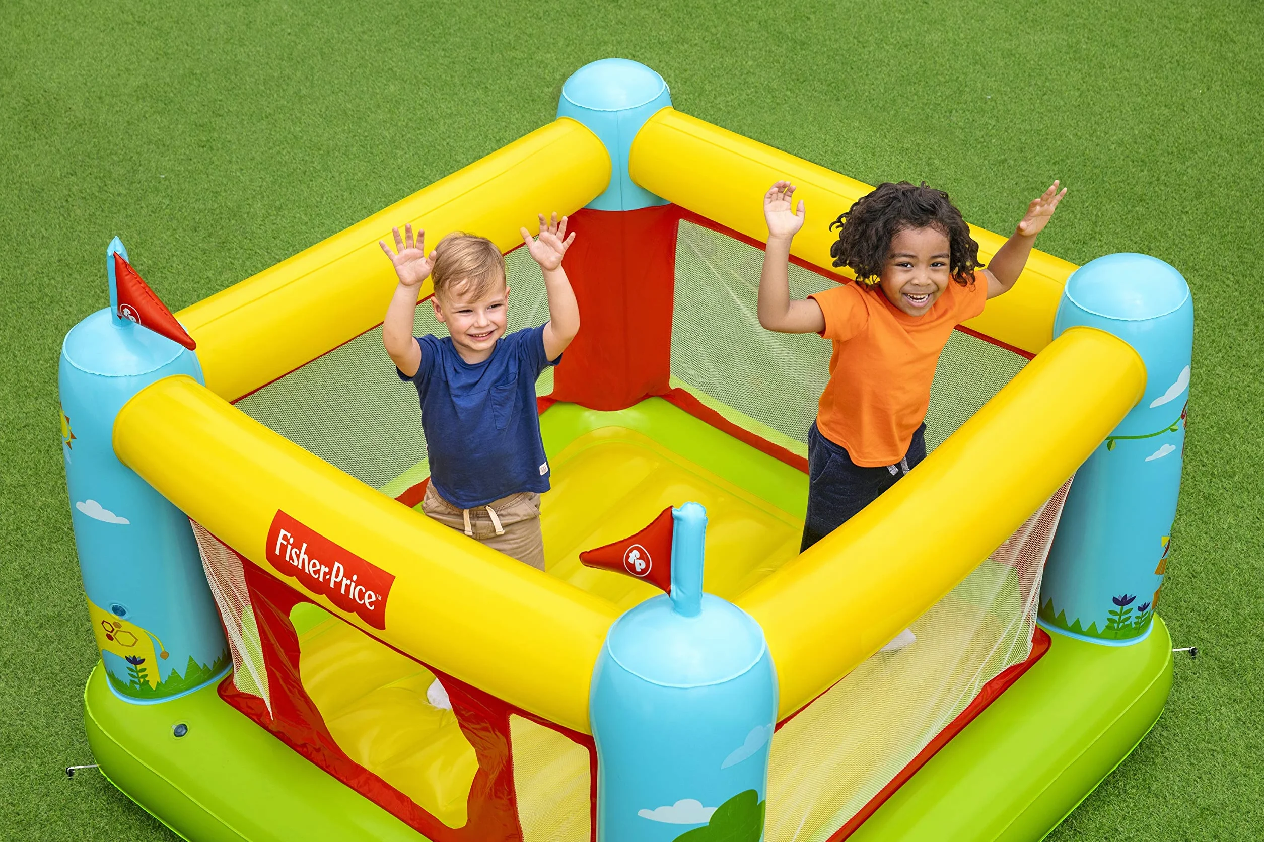 Bestway Fisher-Price Château Gonflable Bouncetastic 175 x 173 x 135 cm