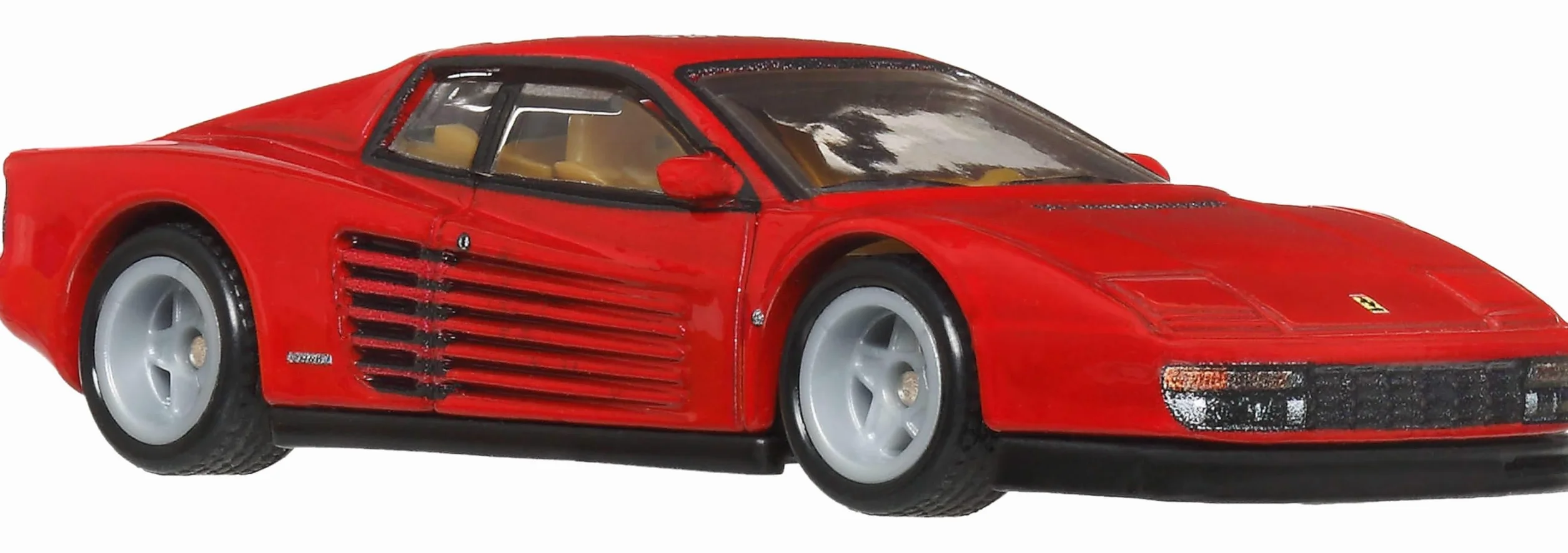 Hot Wheels Testarossa Voiture de Collection 1:64 Métal Moulé sous Pression Pneus Real Riders Carrosserie Métallique JKF00