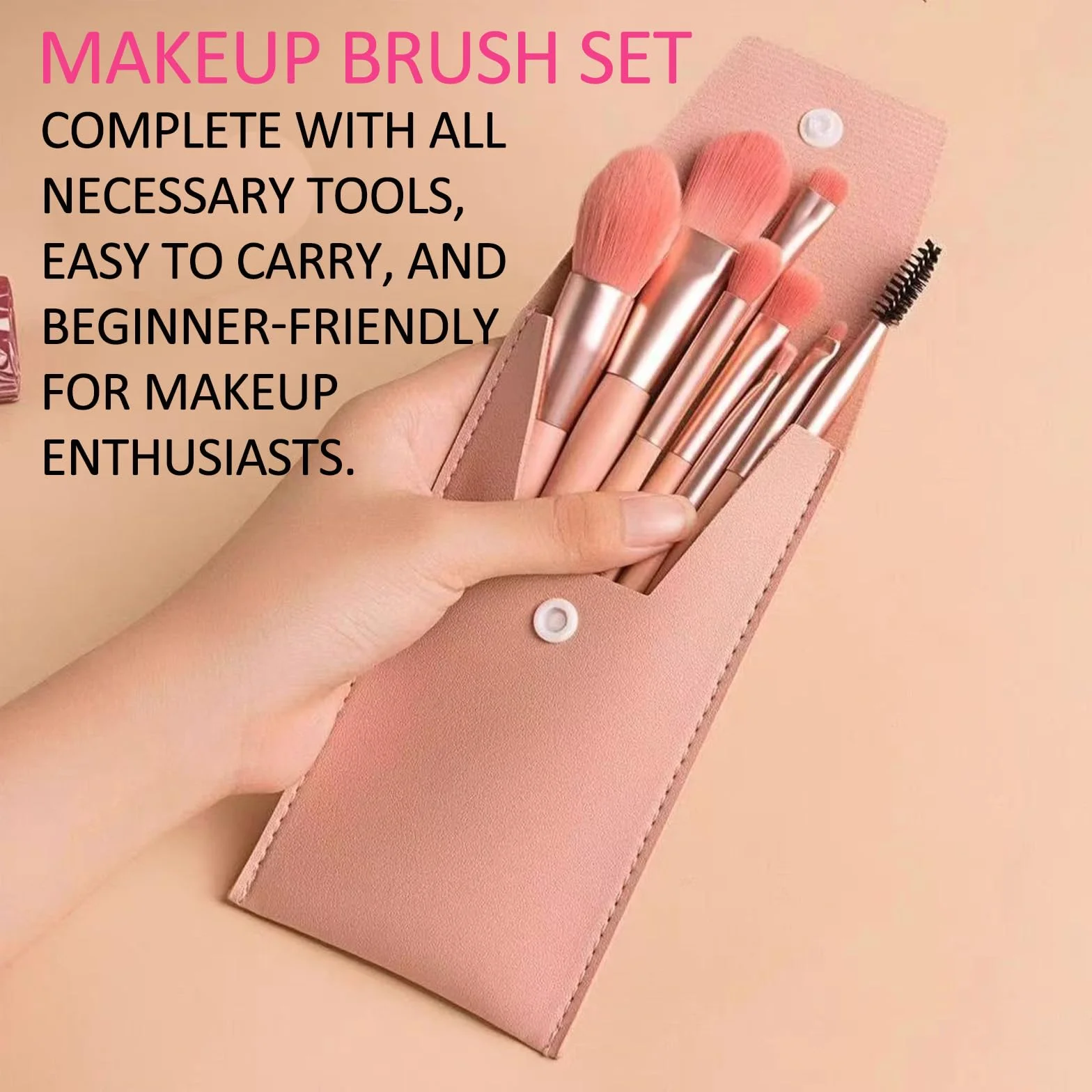 Sugeru Coffret Cadeau Fille 9-16 Ans Verre Paille Couvercle Trousse Maquillage Bracelet Bandeau Rose