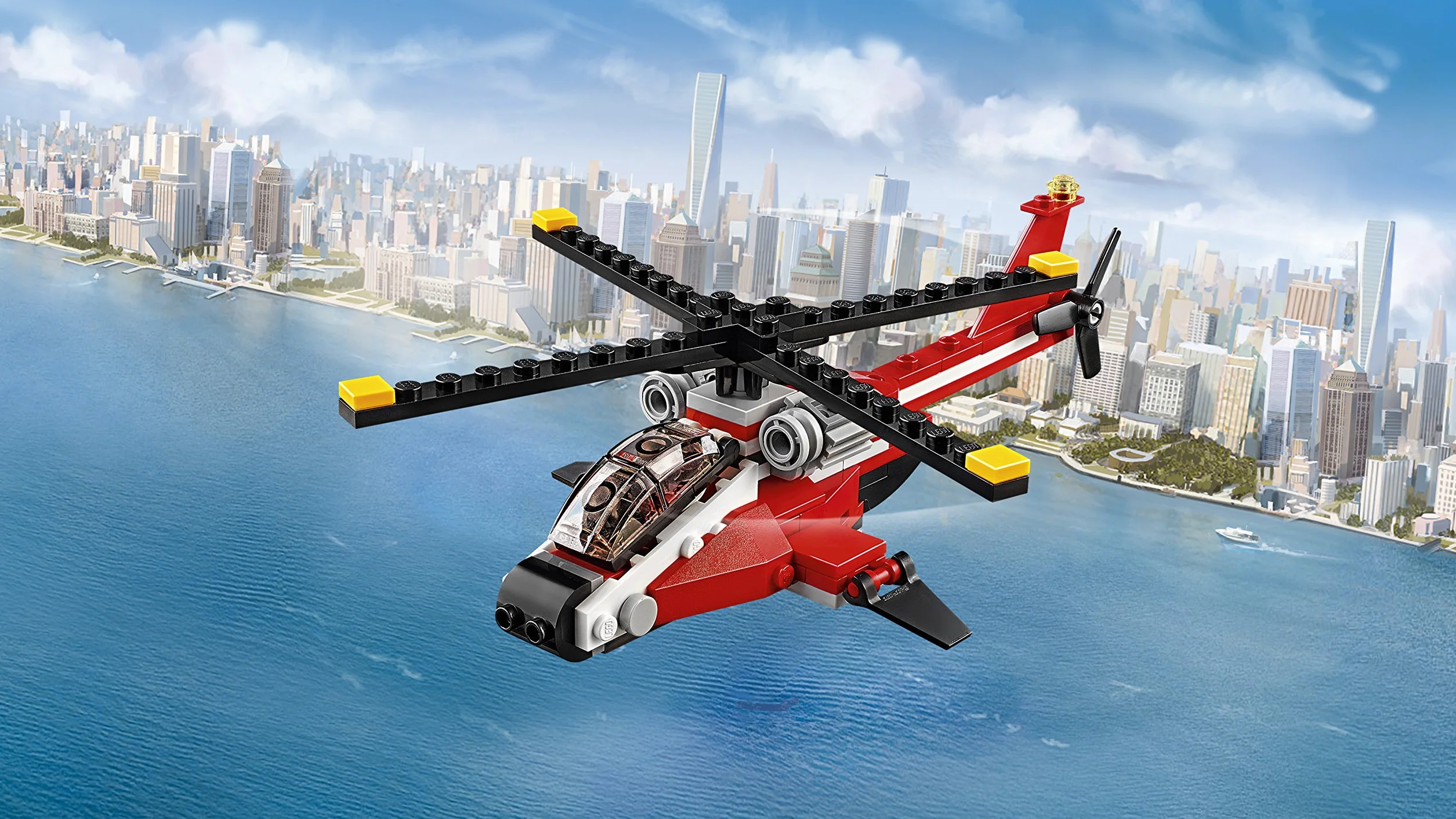 LEGO 31057 L'Hélicoptère Rouge