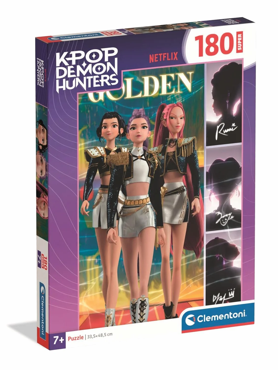 Puzzle Super K-Pop Demon Hunters 180 Pièces 48,5x33,5 cm Dès 7 Ans
