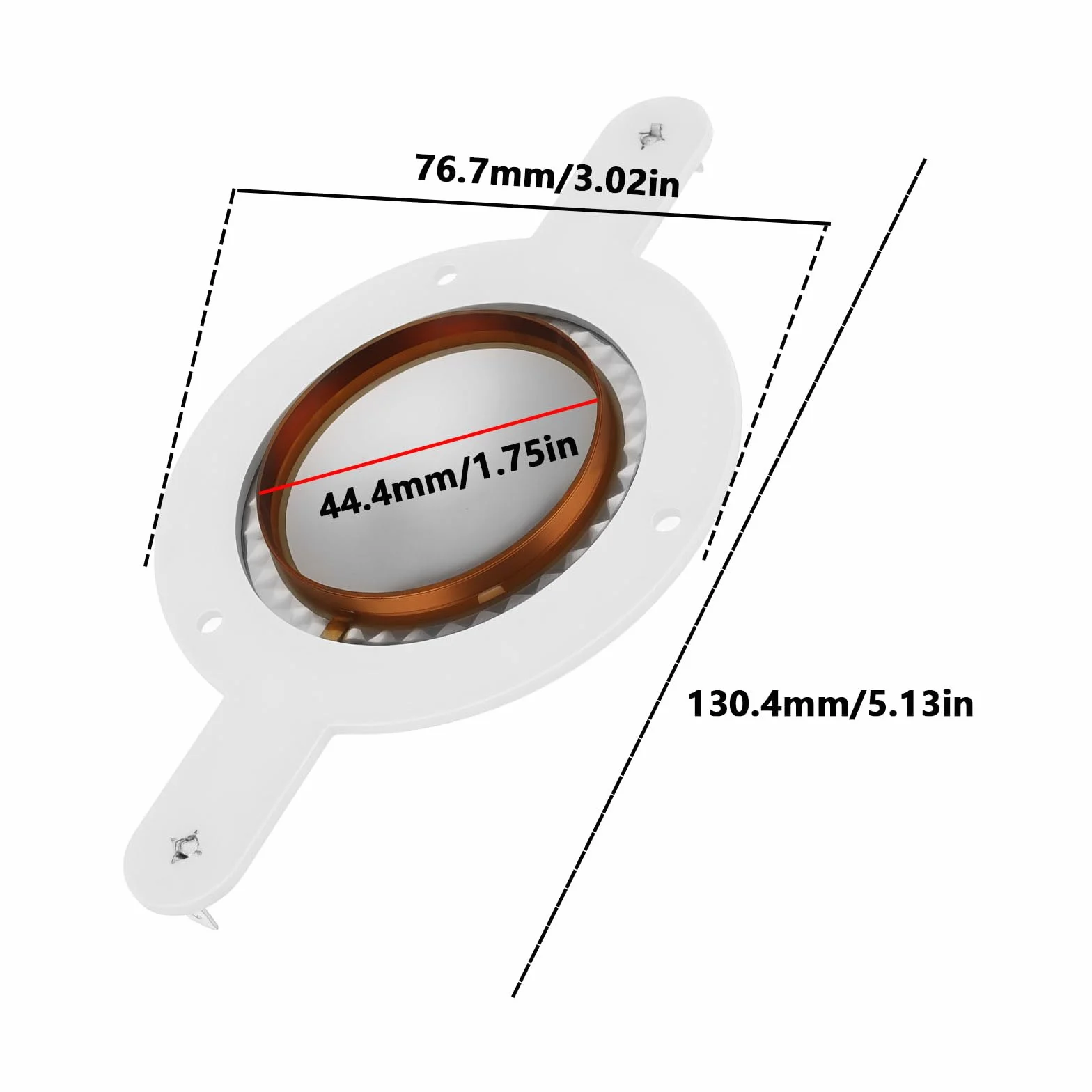 JBL 2418 Membrane haut-parleur 44,4 mm 8 Ohm compatible