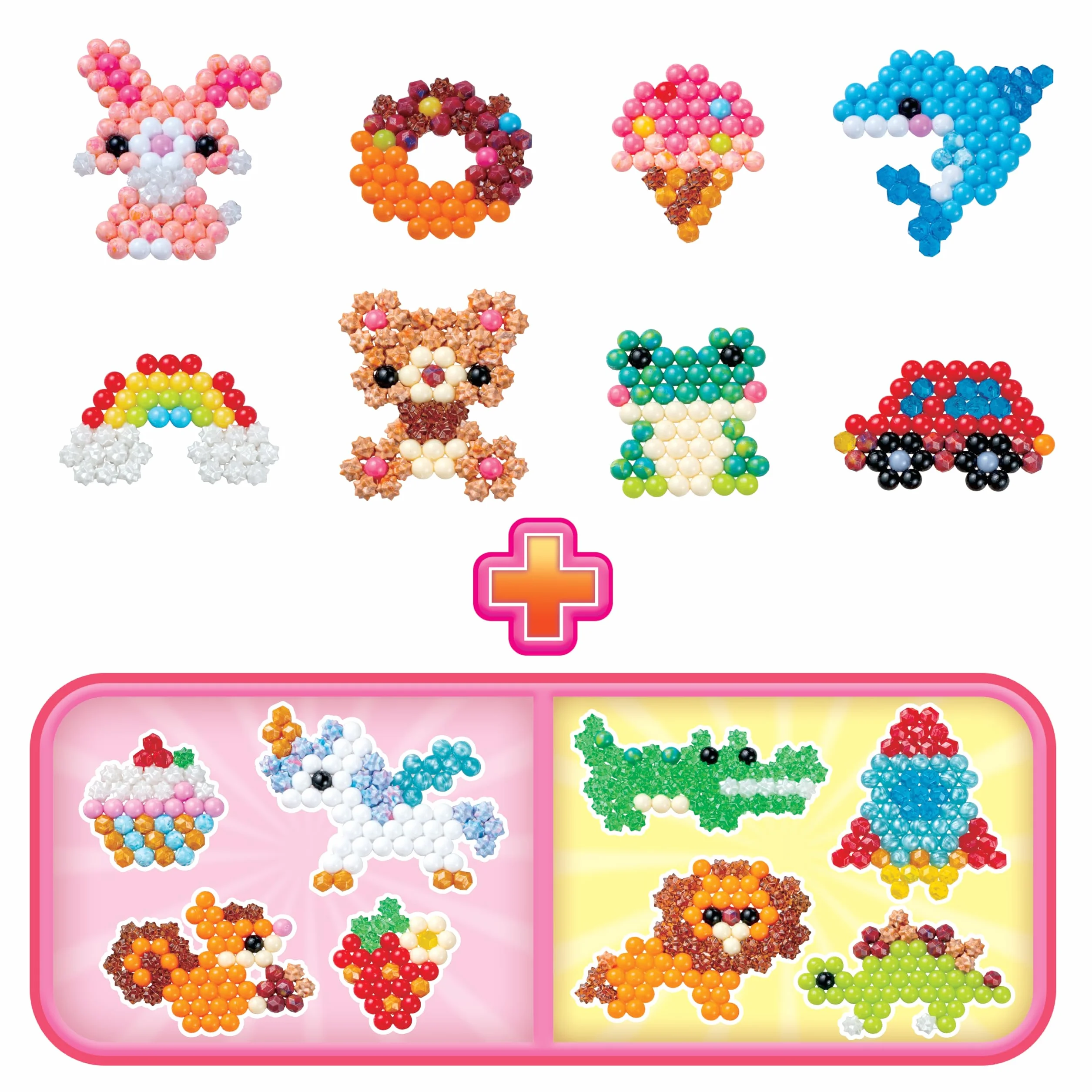 Aquabeads L'atelier d'initiation Kit de Loisirs créatifs Coffret de Perles Qui collent avec de l'eau Jouet Enfant 4 Ans 35087