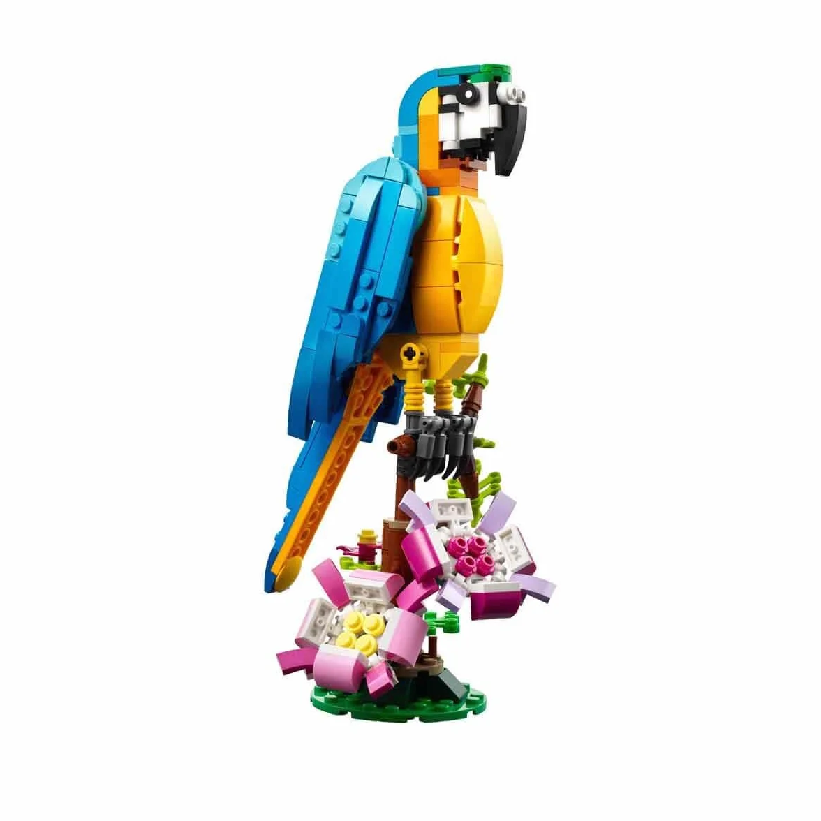 LEGO 31136 Creator 3-en-1 Le Perroquet Exotique Jouet de Construction Figurines Animaux de la Jungle